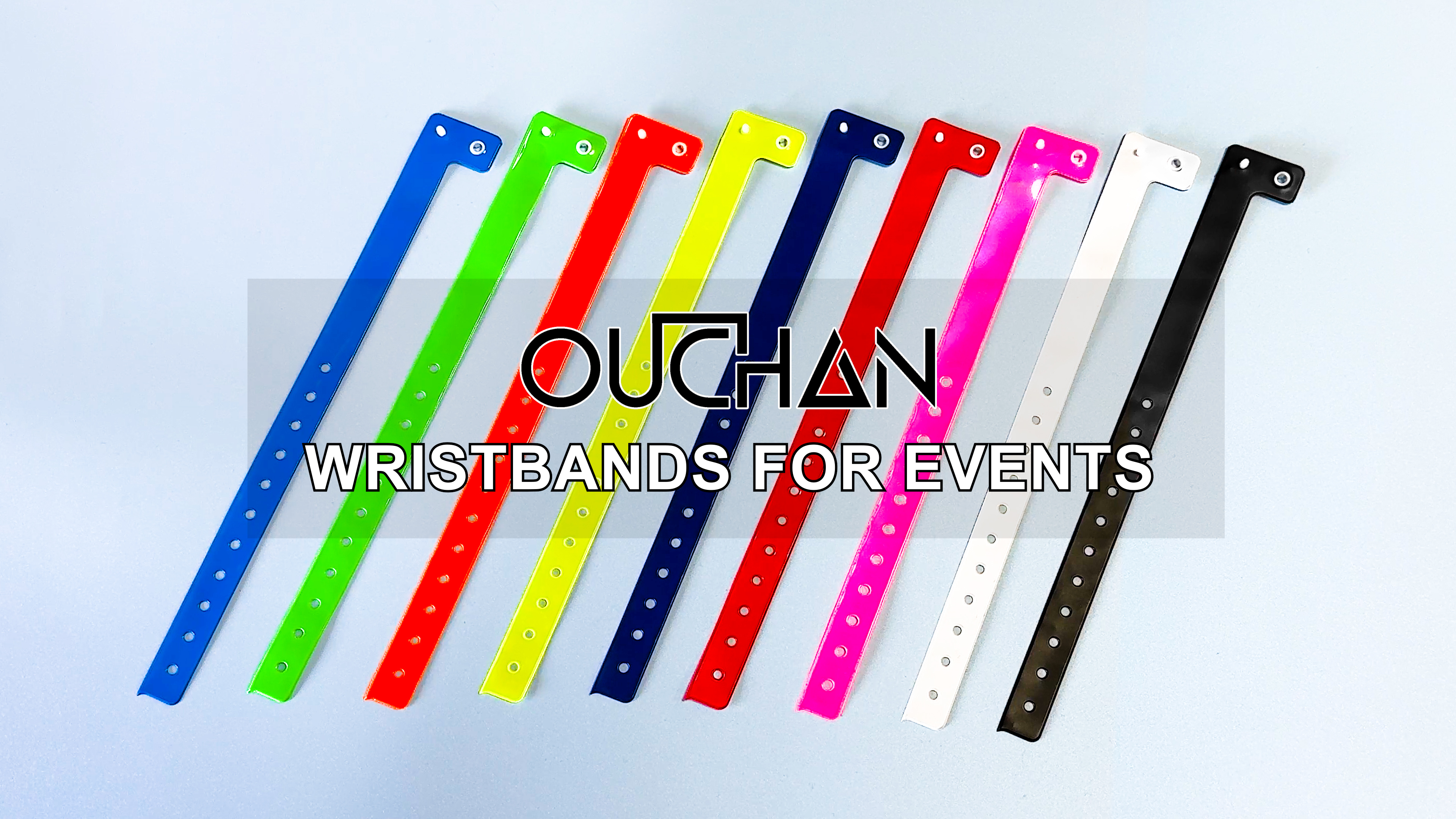 Amazon.com : Ouchan Neon Blue Vinyl Wristbands - 100 Pack Plastic
