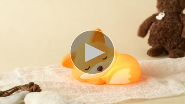 Amazon.com : ATSUI Fox Night Light, LED Squishy Novelty Animal