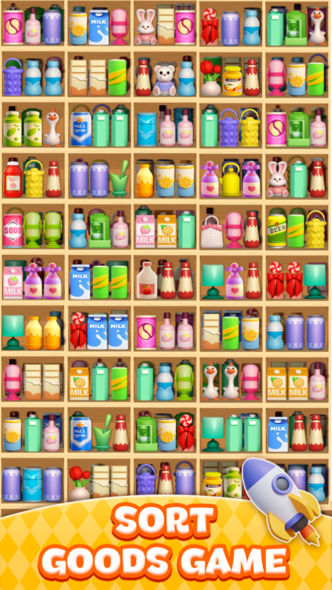 Goods 3D Sorting Puzzle: Sort Challenge Goods Triple Match: Sorting 3D ...