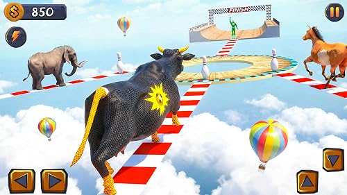 Le défi des sauts de vache sur rampe – vue 2