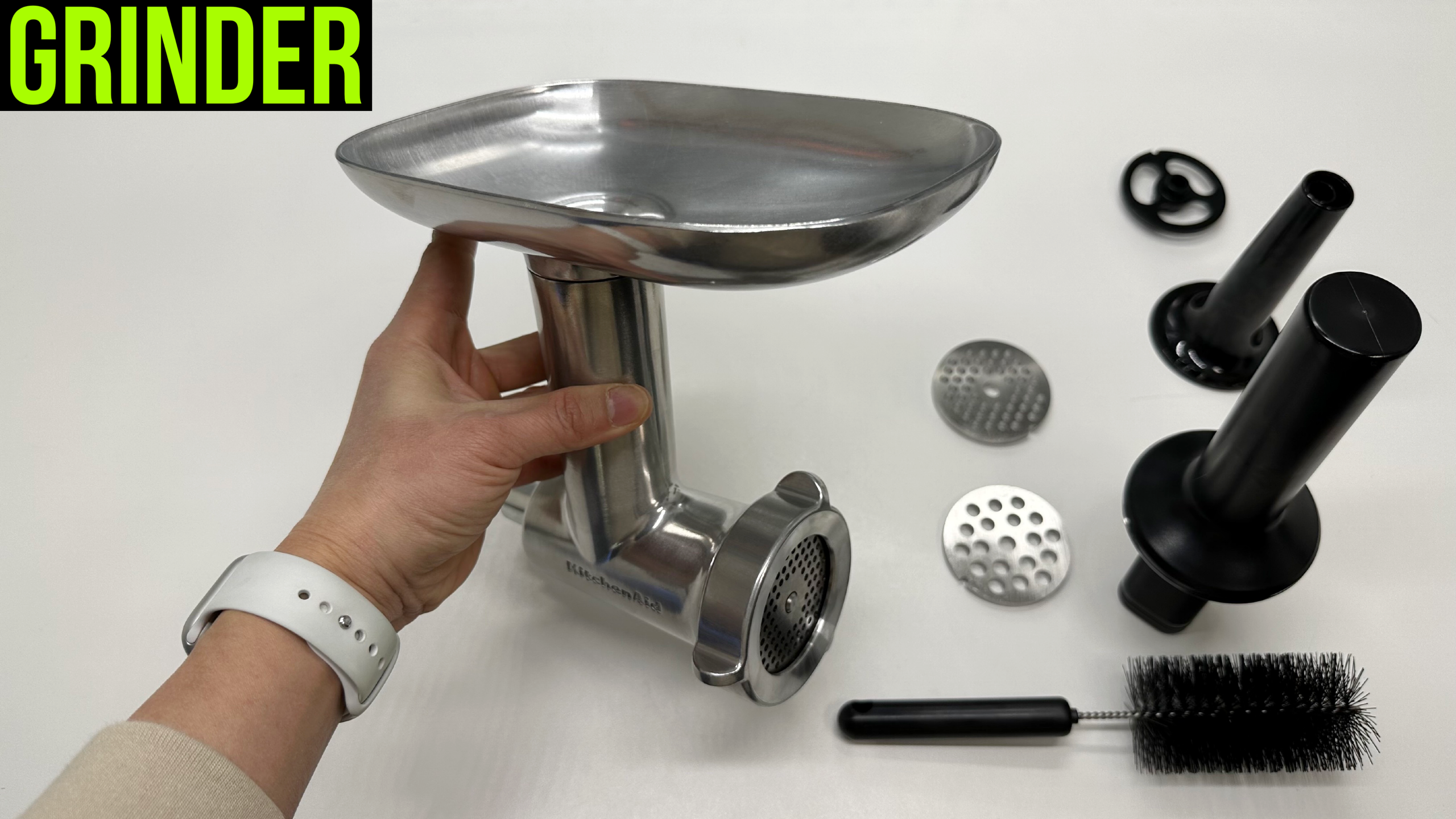 Watch KitchenAid Metal Food Grinder Unboxing and Review on Amazon Live