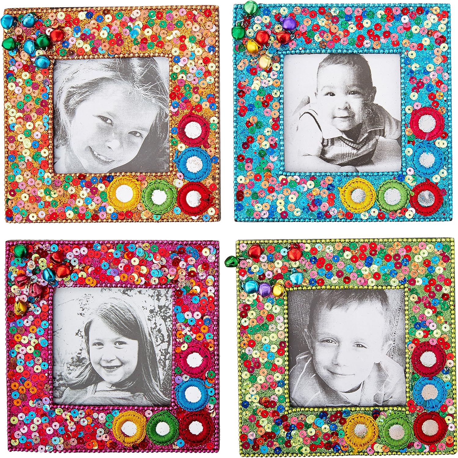 IMAX 704724 Rafi Framed 3 by 3Inch, Set of 4