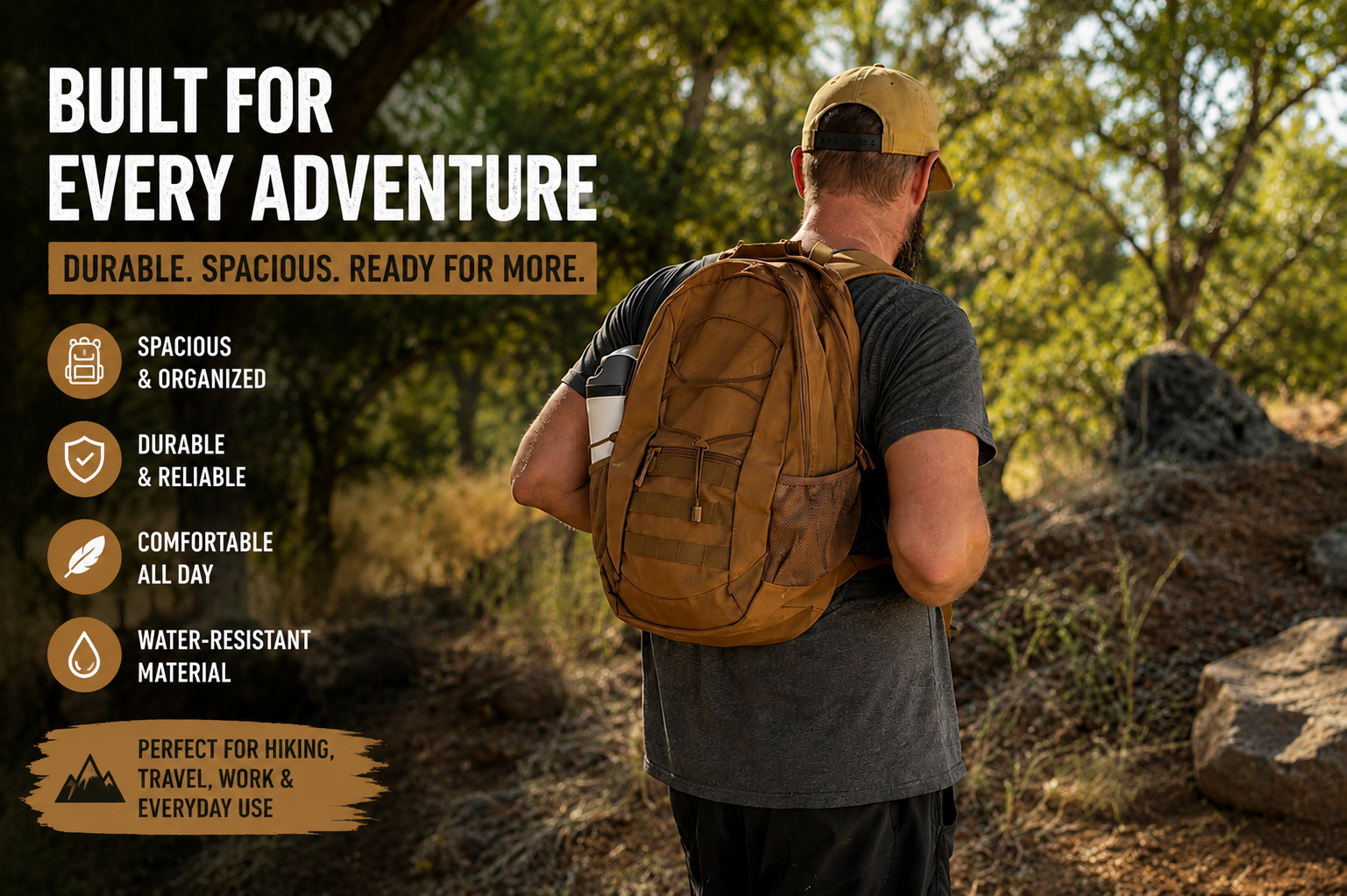 Adventure ready with our new Fyvola backpack!