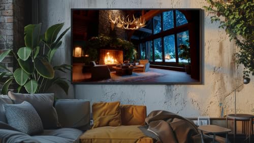 Ambiance chaleureuse au coin du feu - Chaleur du foyer et douces braises du chalet – vue 6