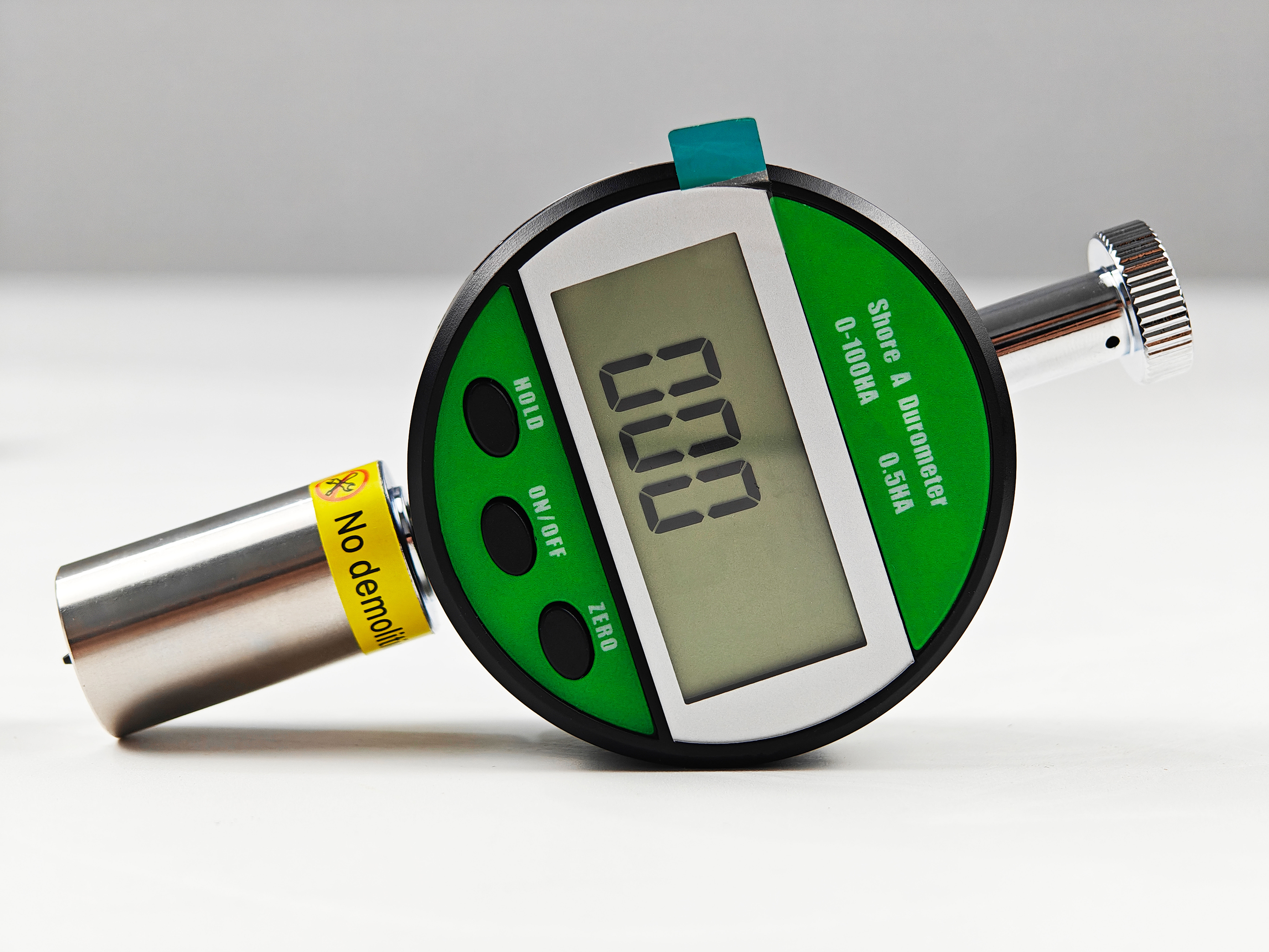 Image of Shore Durometer D Digital Shore Hardness Tester Meter with Stand Shore D Durometer Rubber Tester for Testing Plastics Various Rubbers