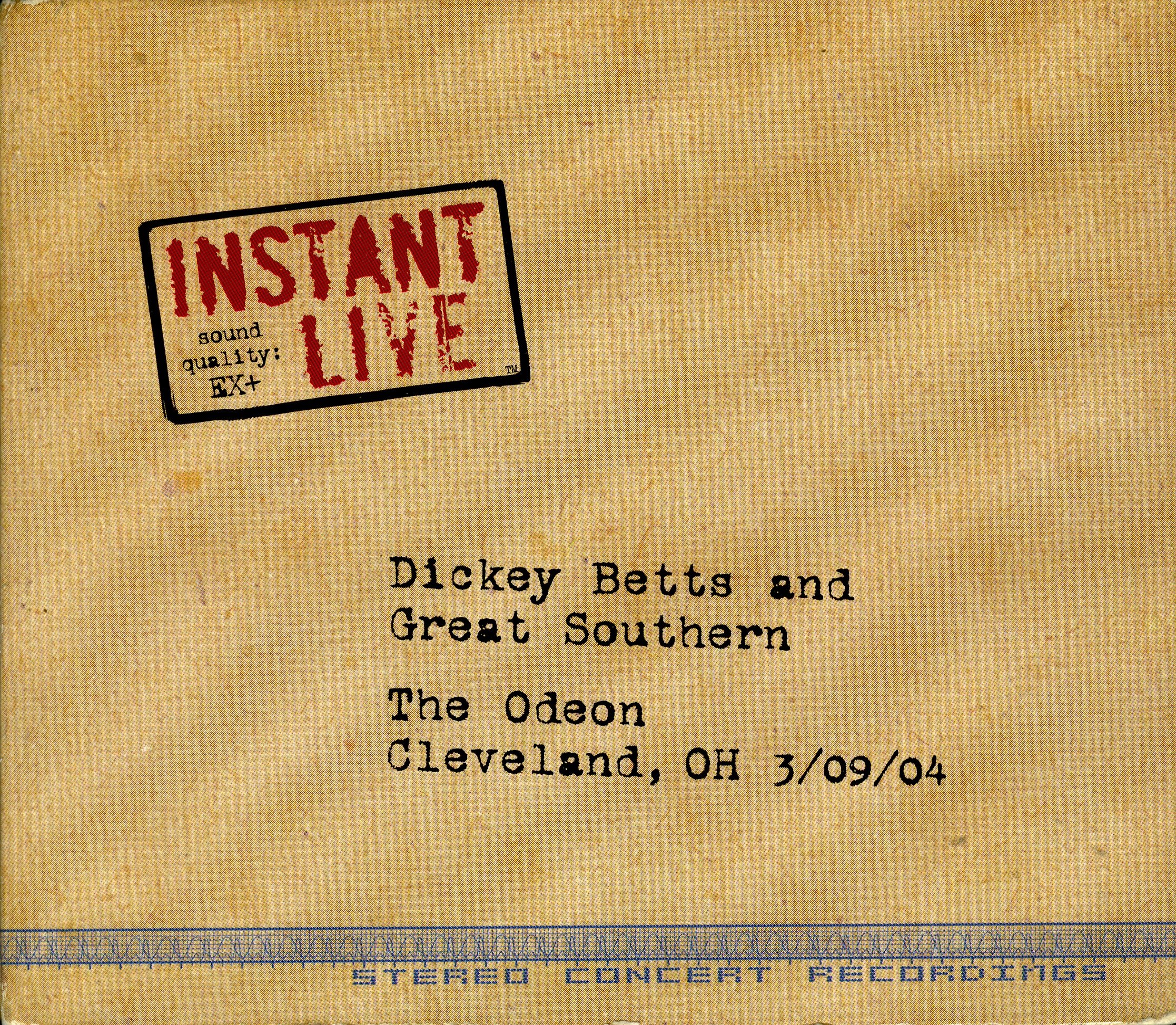 Live at the Odeon Cleveland,..