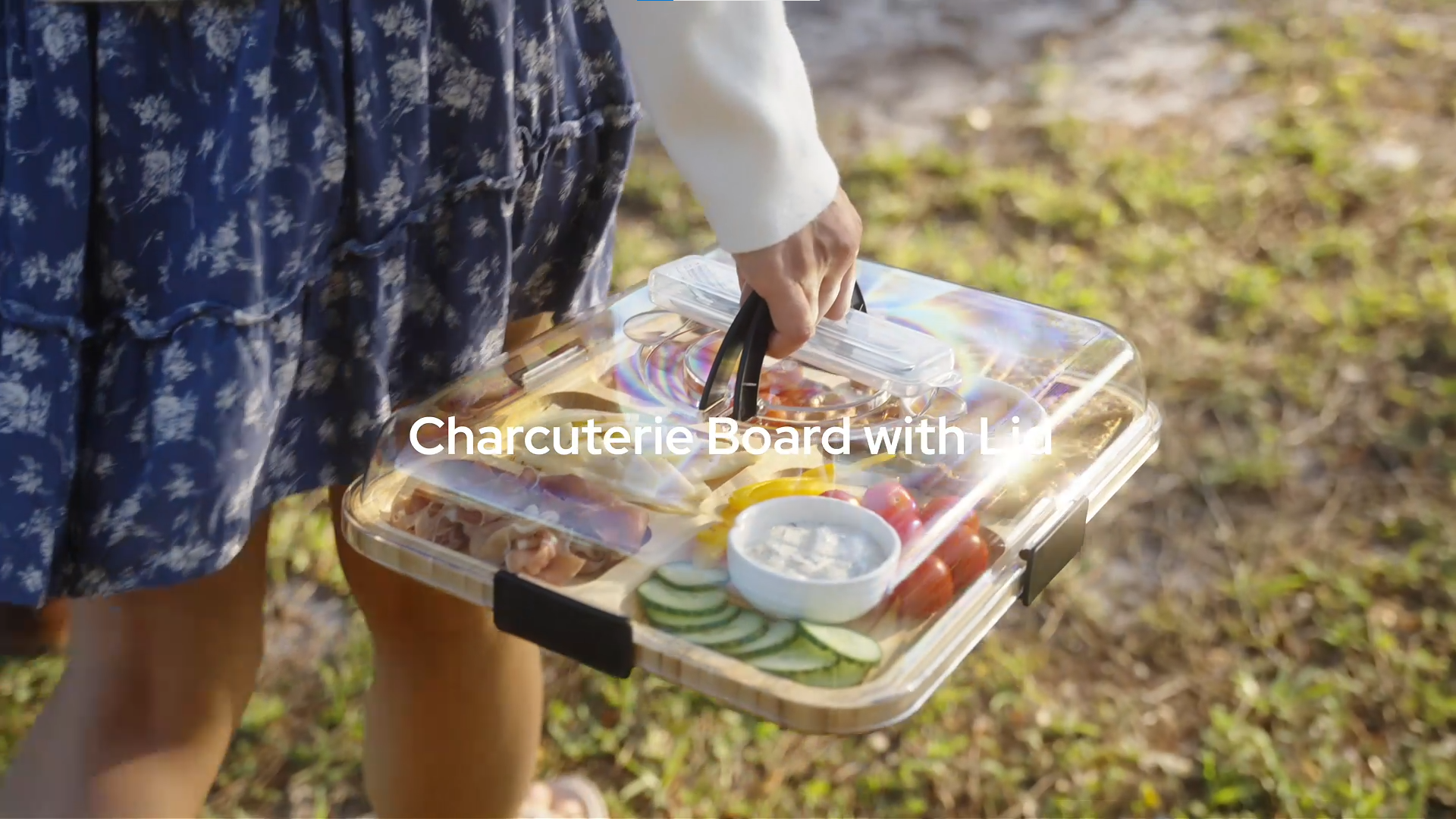 【フルセット】ハレテーブル＋日和（生刷入）＋各プレート＆BX五徳＋プレートケース Amazon.com | Charcuterie Board with Lid and Handle, Portable