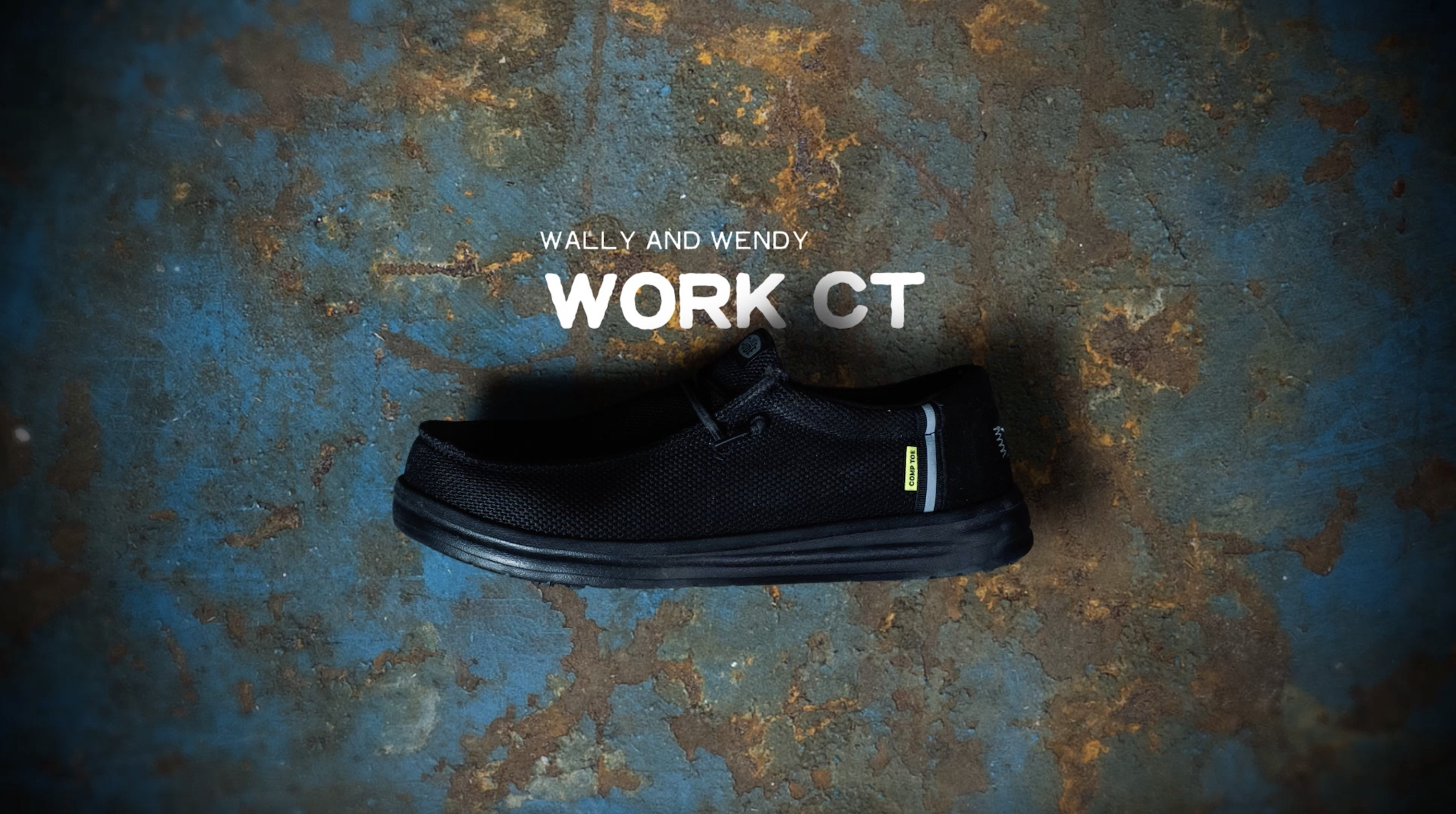 Amazon.com: HEYDUDE Wendy Work Composite Toe Black/Black 5