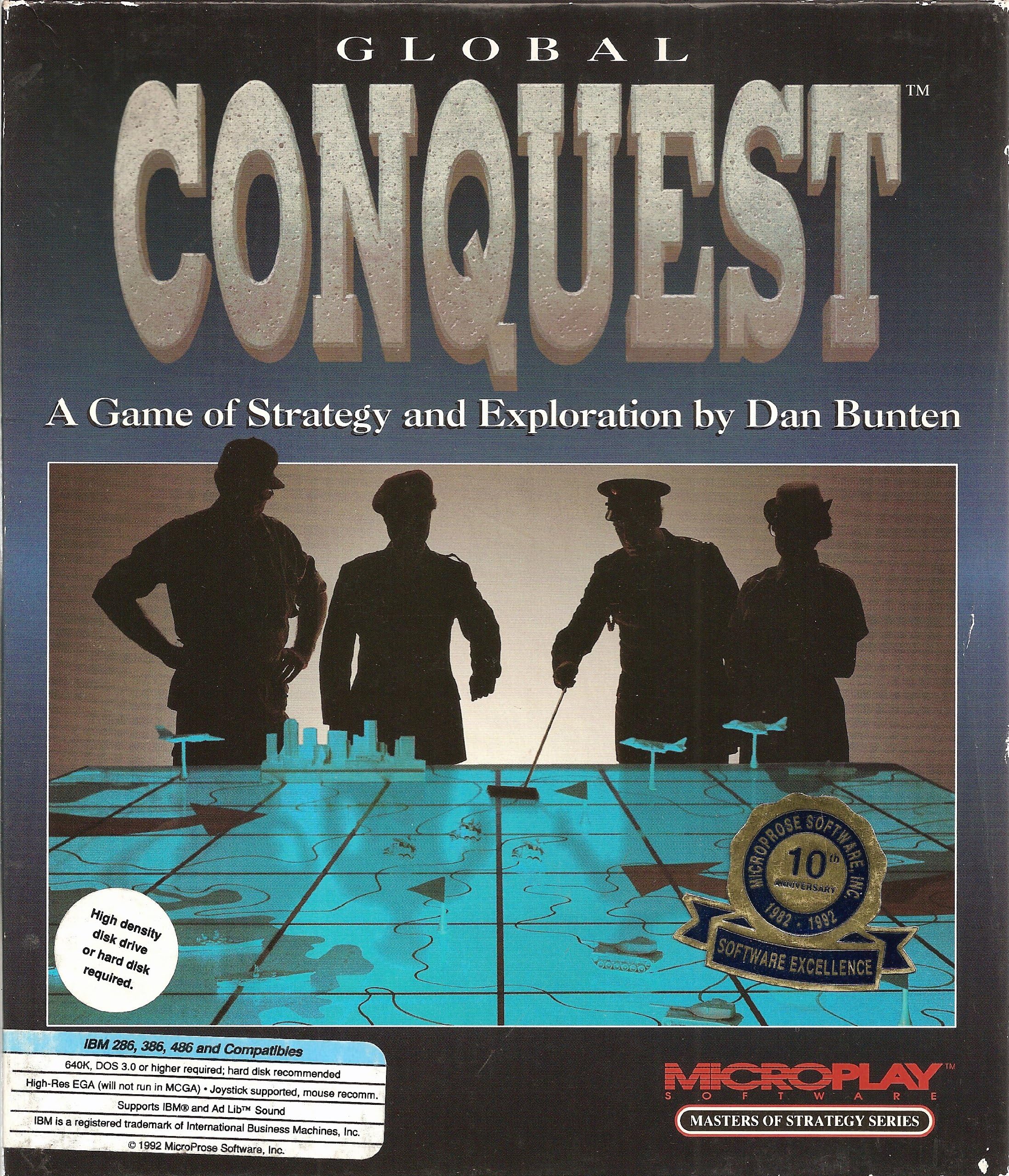 Global Conquest: A Game Of Stategy and Exploration by Dan Bunten