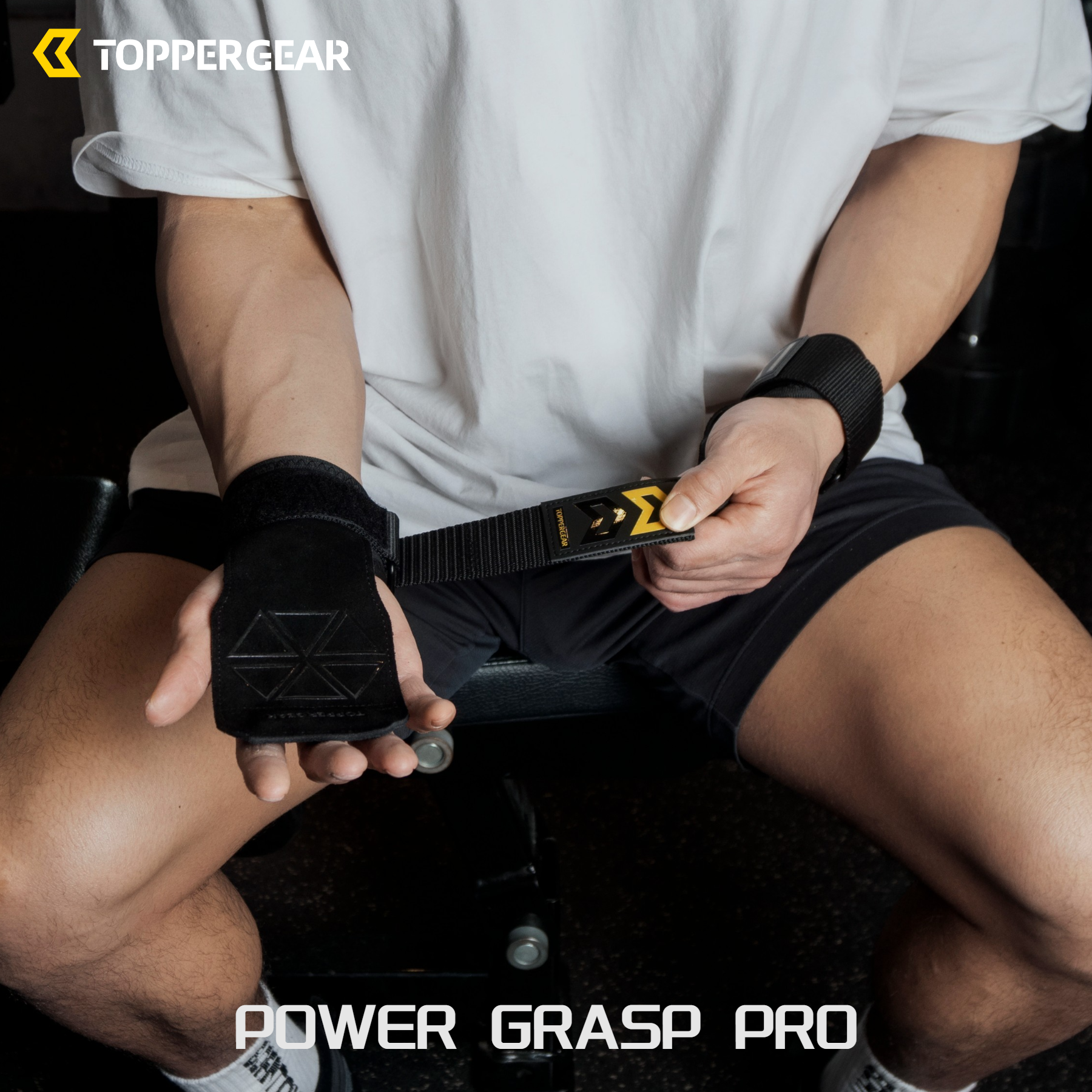 Amazon | TOPPERGEAR パワーグリップ 本革製 筋トレ用グリップ