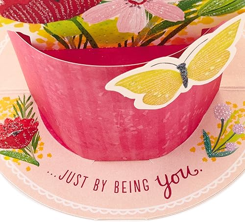 Miniatura 5 de Hallmark Tarjeta desplegable para el día de la madre o tarjeta de cumpleaños para mujeres, ella, abuela, hermana, hija, amiga (ramo de flores)