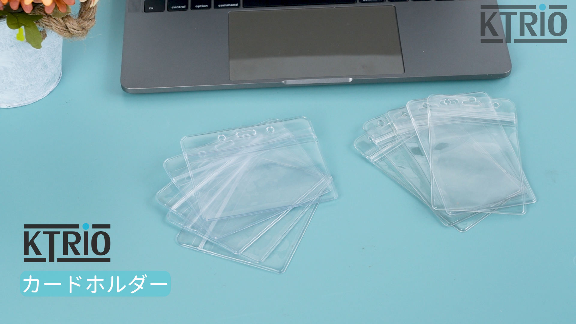 Amazon | KTRiO カードホルダー 5枚セット 縦型 防水PVC 社員証・学生