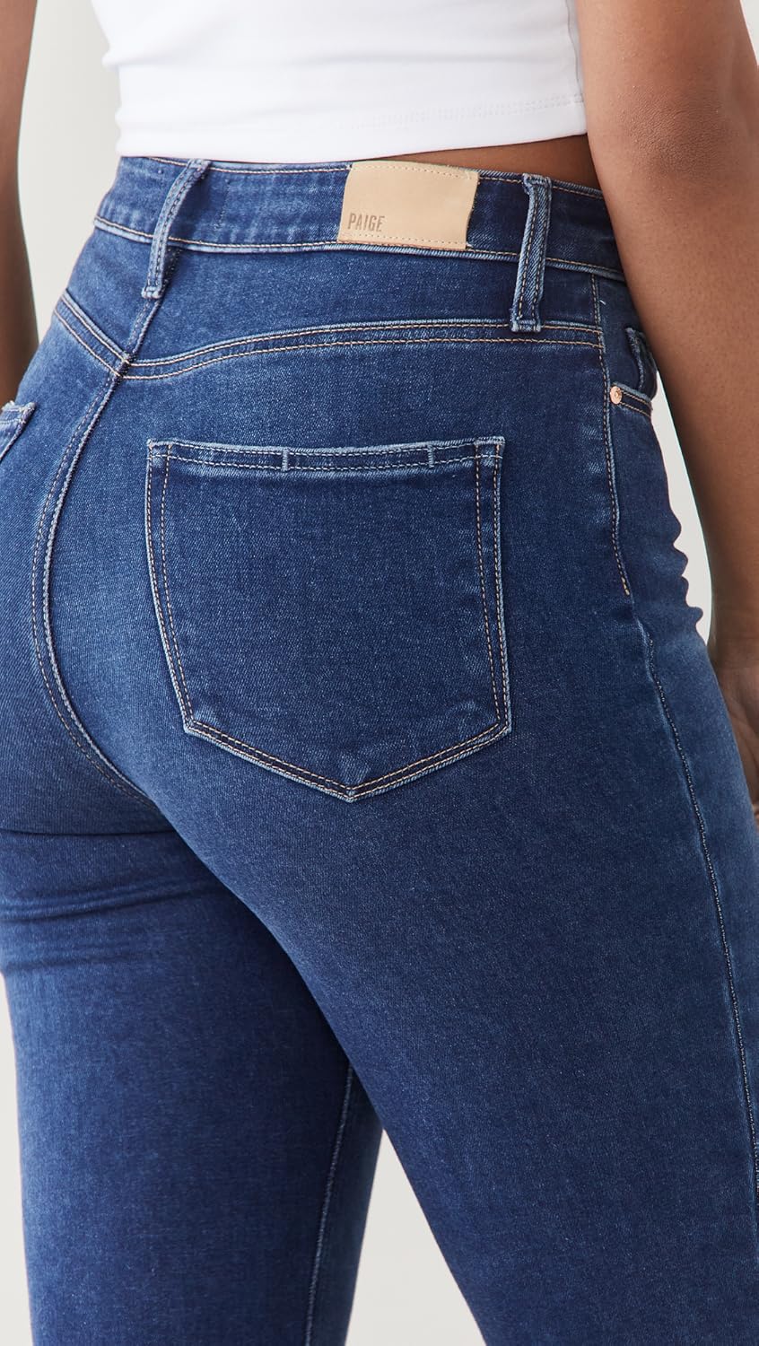 PAIGE Women's Flaunt Denim Cheeky Ankle Jeans