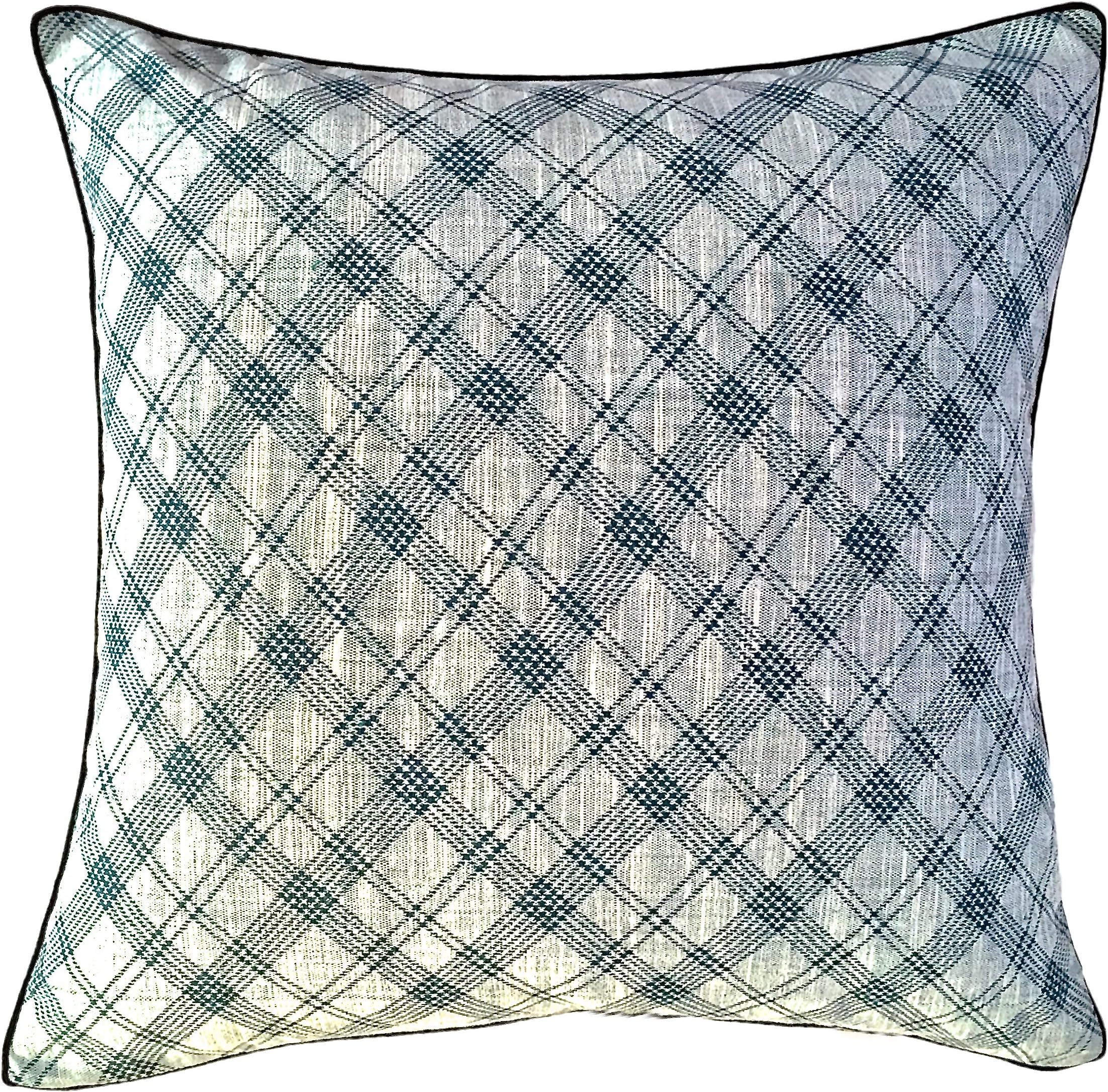The Indian PromenadeTIP Khaadi Mint Green with Check Print Cushion Cover
