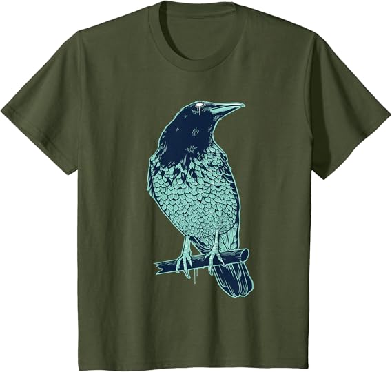 Amazon Co Jp カラスカラス鳥イラストグラフィック Tシャツ Diy 工具 ガーデン