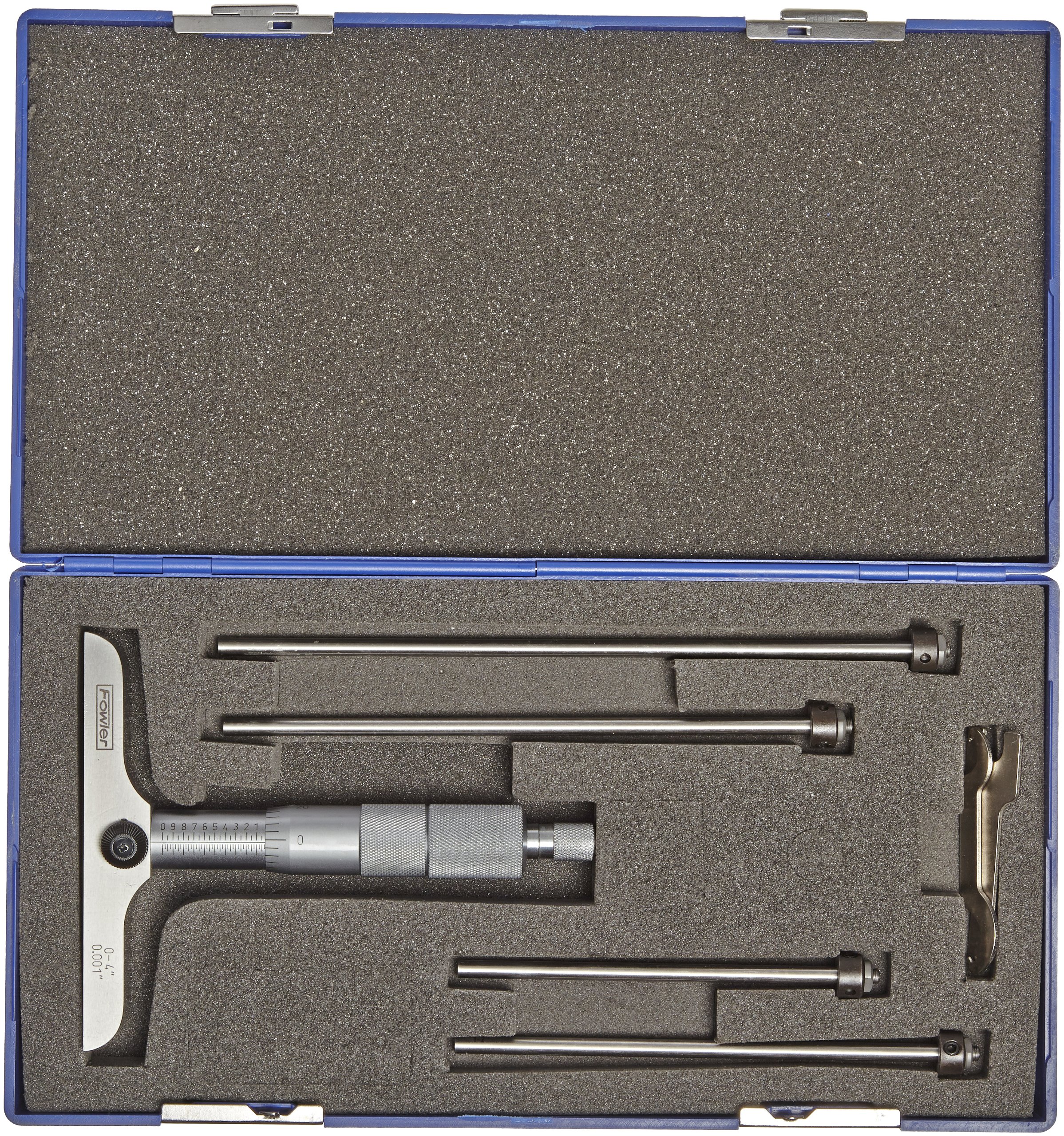 Fowler 52-225-114-0, Vernier Depth Micrometer with 0-4