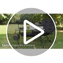 Mesa de camping plegable táctica con patas ajustables de 14 a 23.2 pulgadas, aluminio miniatura 2