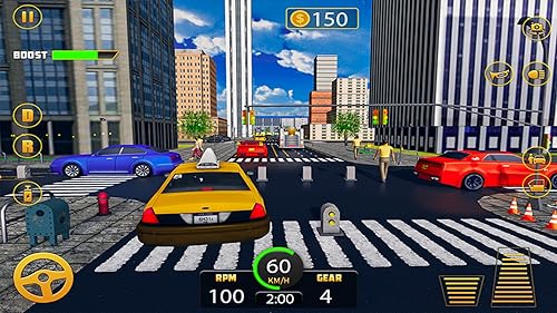City Traffic Taxi Parking – Driving Rush