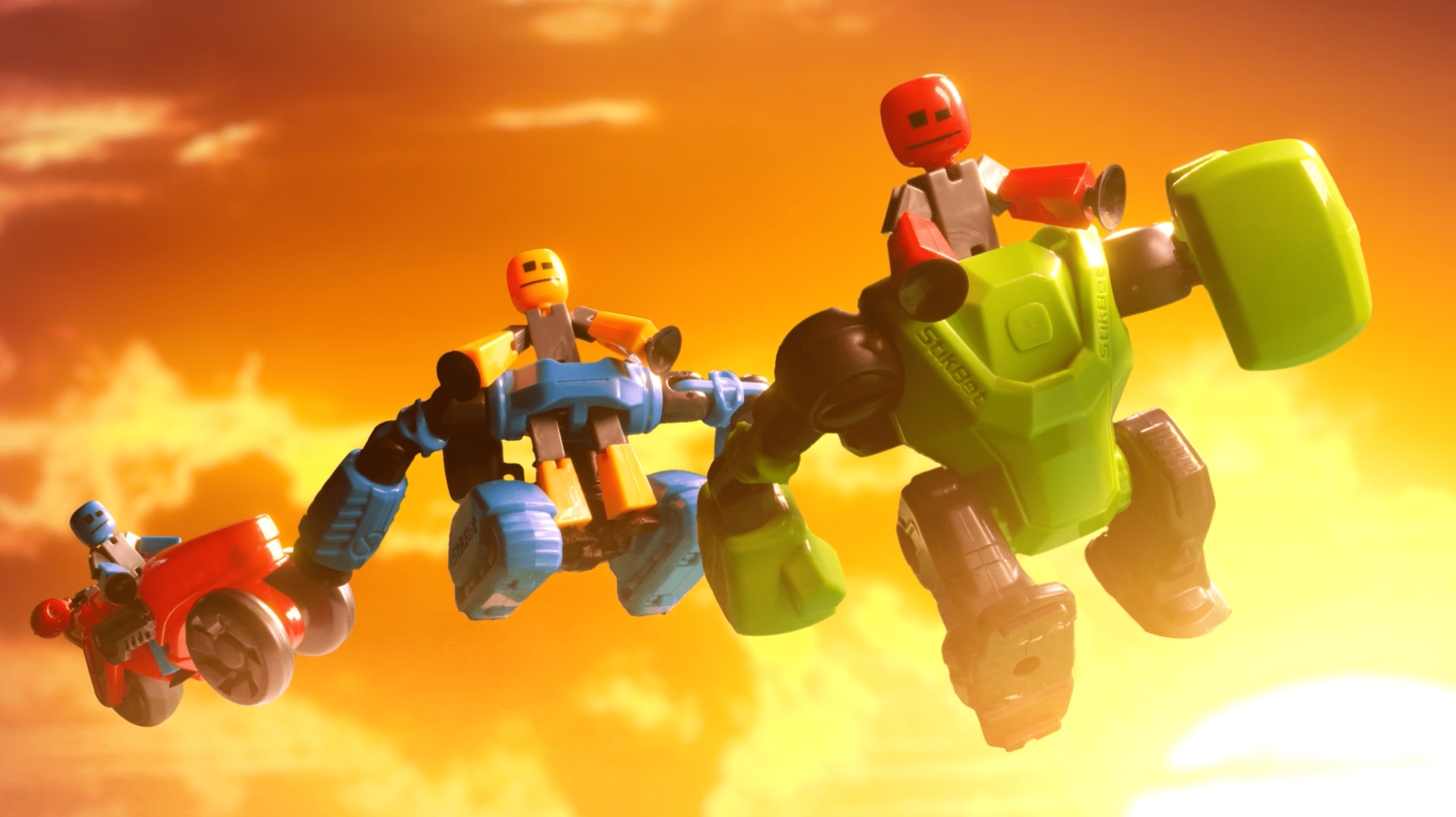 Amazon.com: Zing Stikbot Megabots - Blue (Avalanche) Stikbot