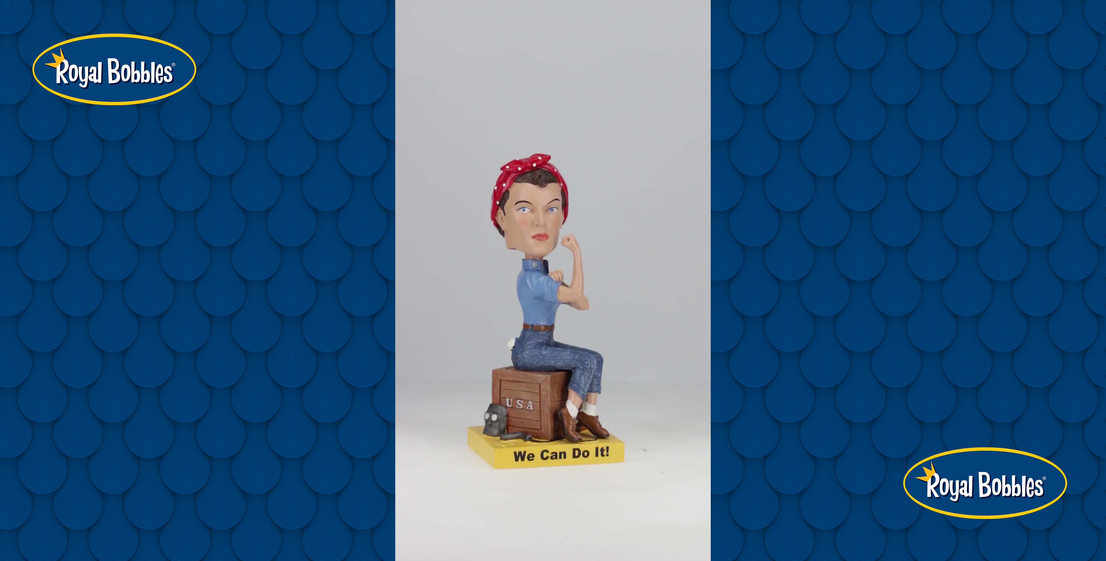 Amazon.com: Royal Bobbles Rosie The Riveter Cultural Icon