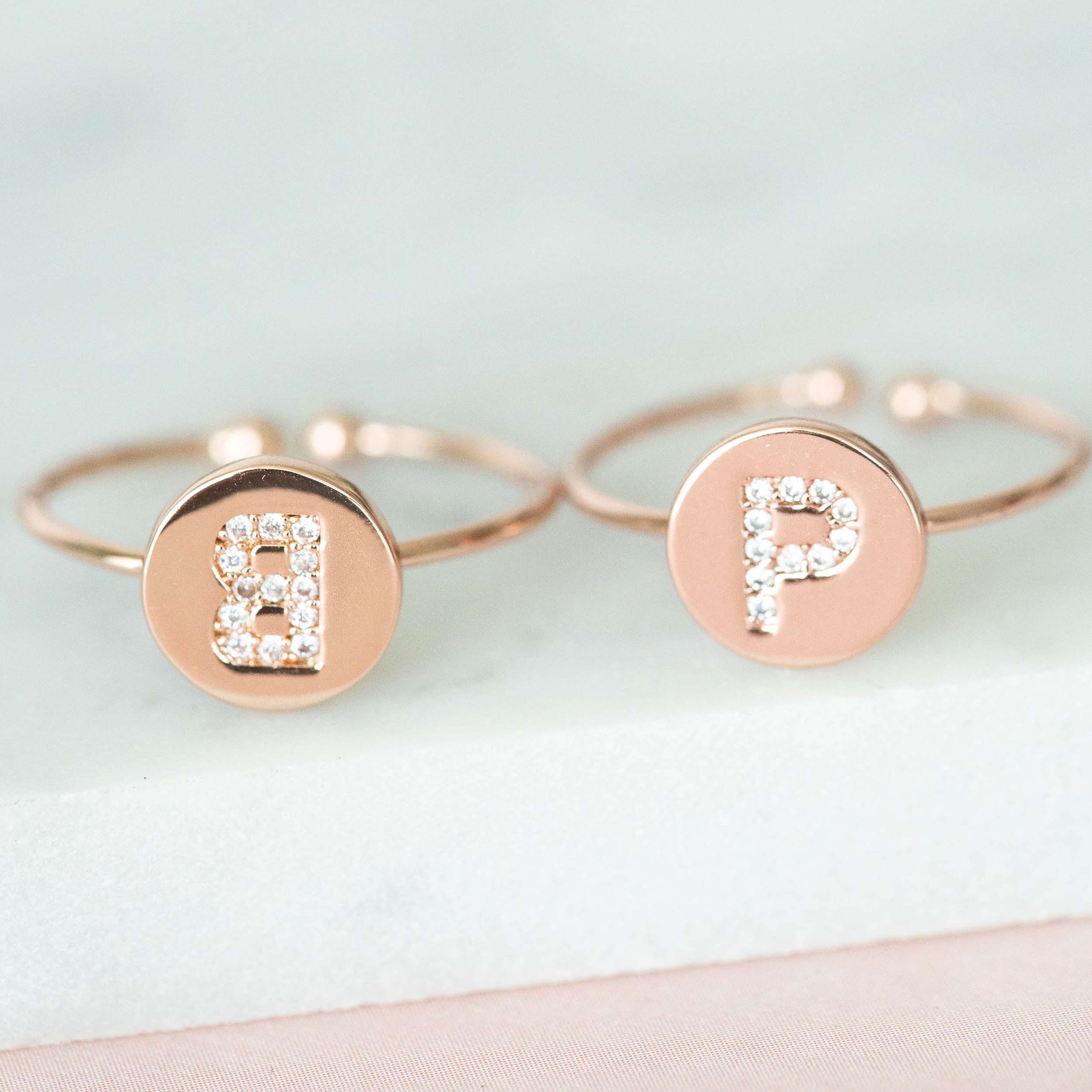 6 PAVOI+Plated+Initial+Stackable+Fashion