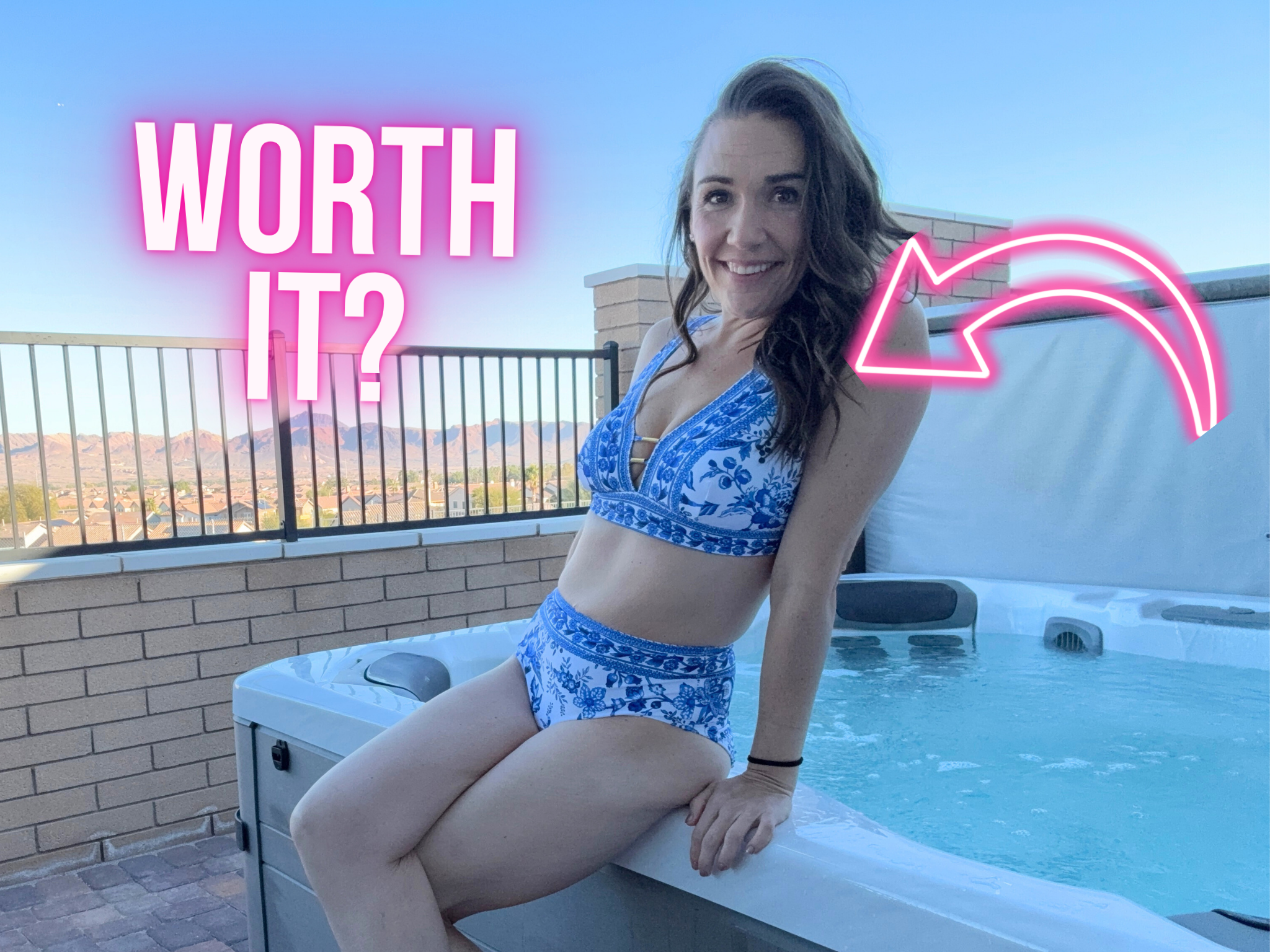 Legit Review and Try on of High Waisted Bikini with Water