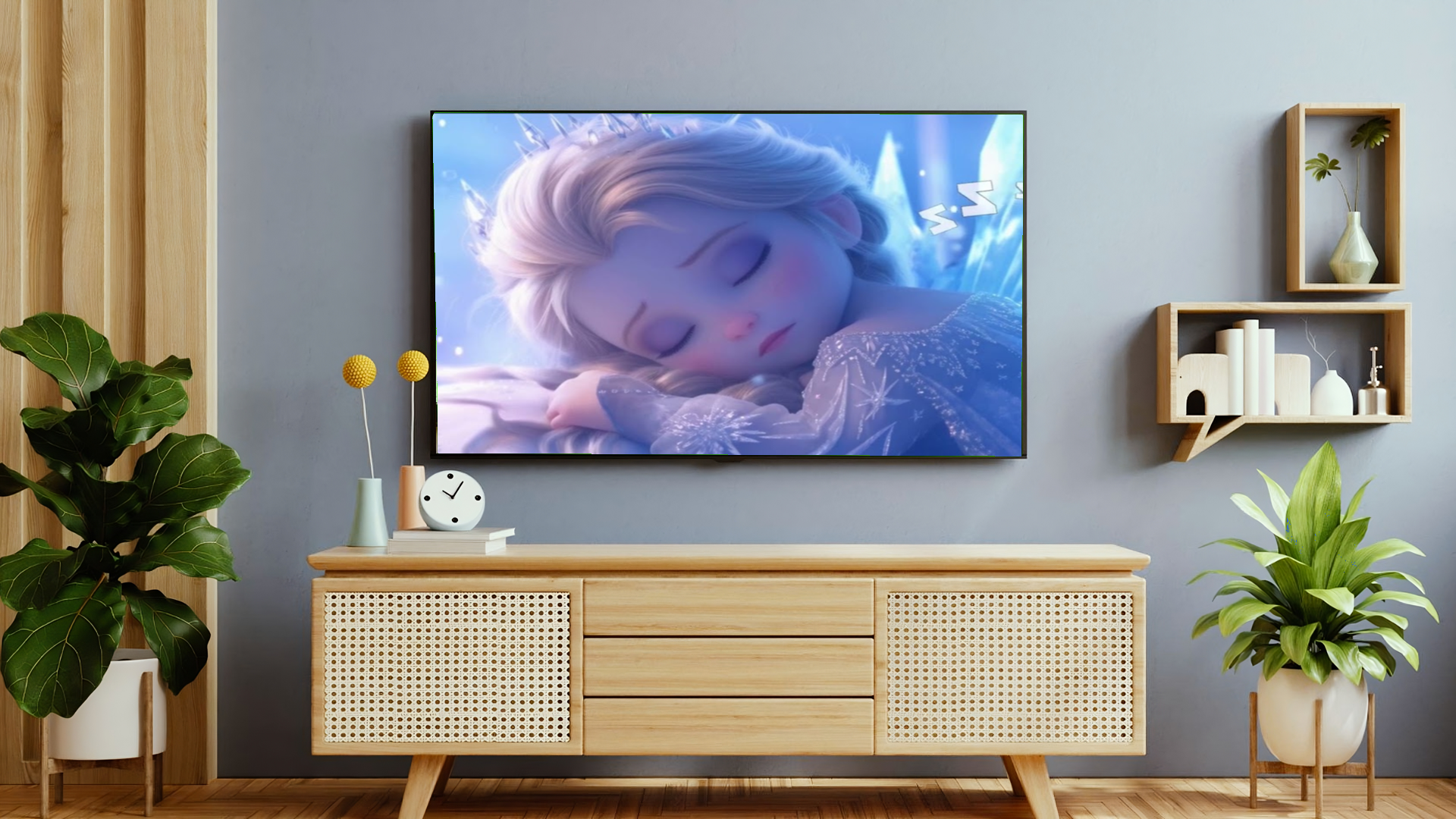 Sleeping Elsa Winter Nights Lullabies – Music Box Lullabies &amp