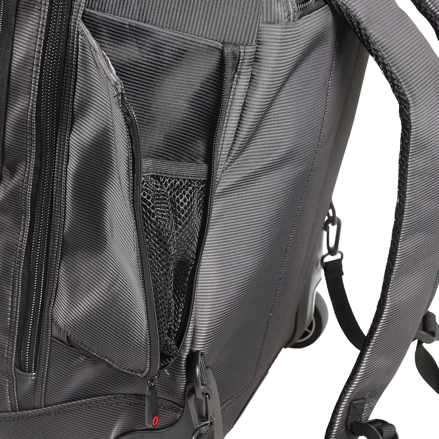 J World New York Bay Business Rolling Backpack