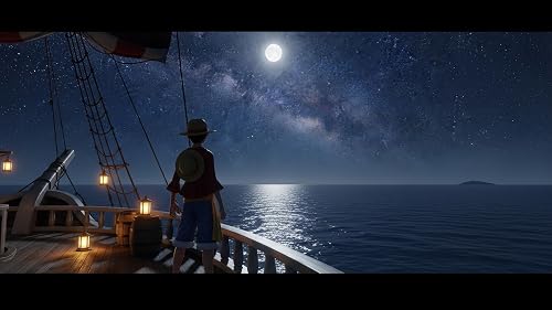 LUFFY Escape: Sunlit Grand Line Sailing – Ocean Breeze & Rolling Waves 4K Screensaver – vue 7