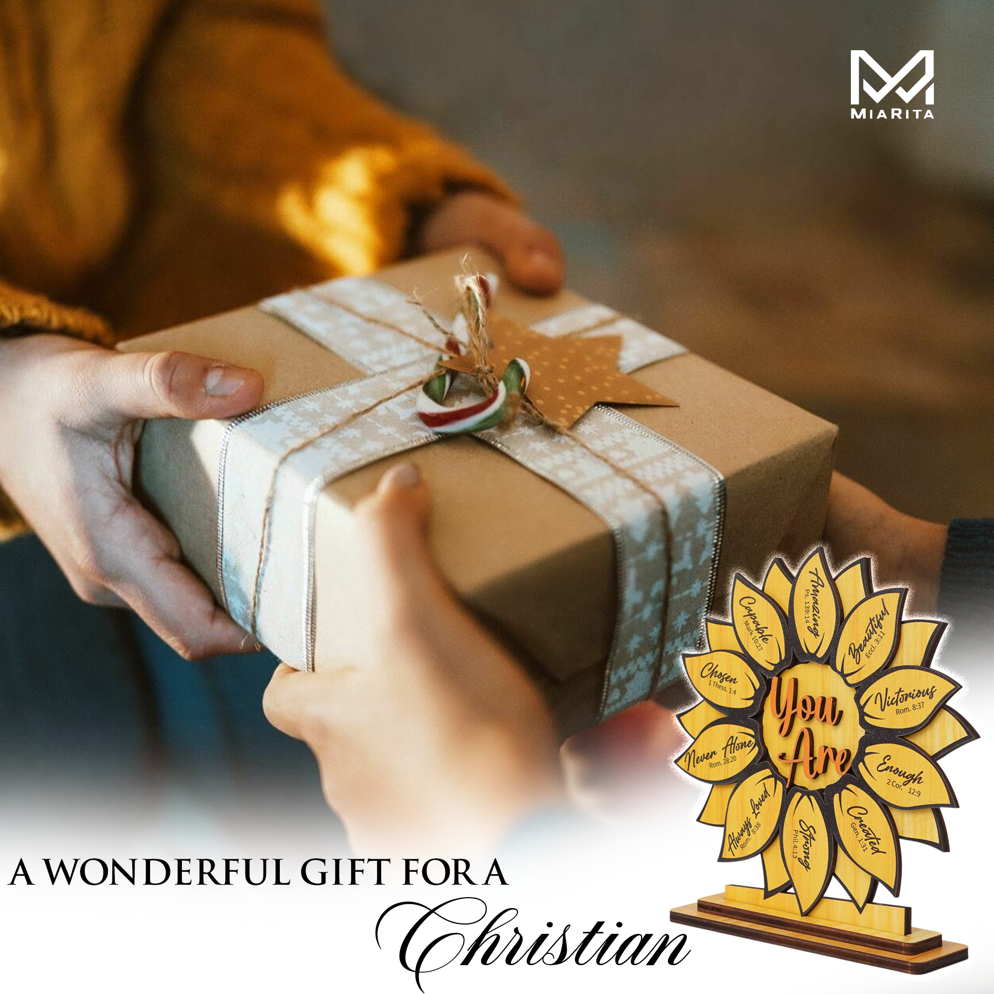 Placa decorativa girasol para mujeres religiosas miniatura 7