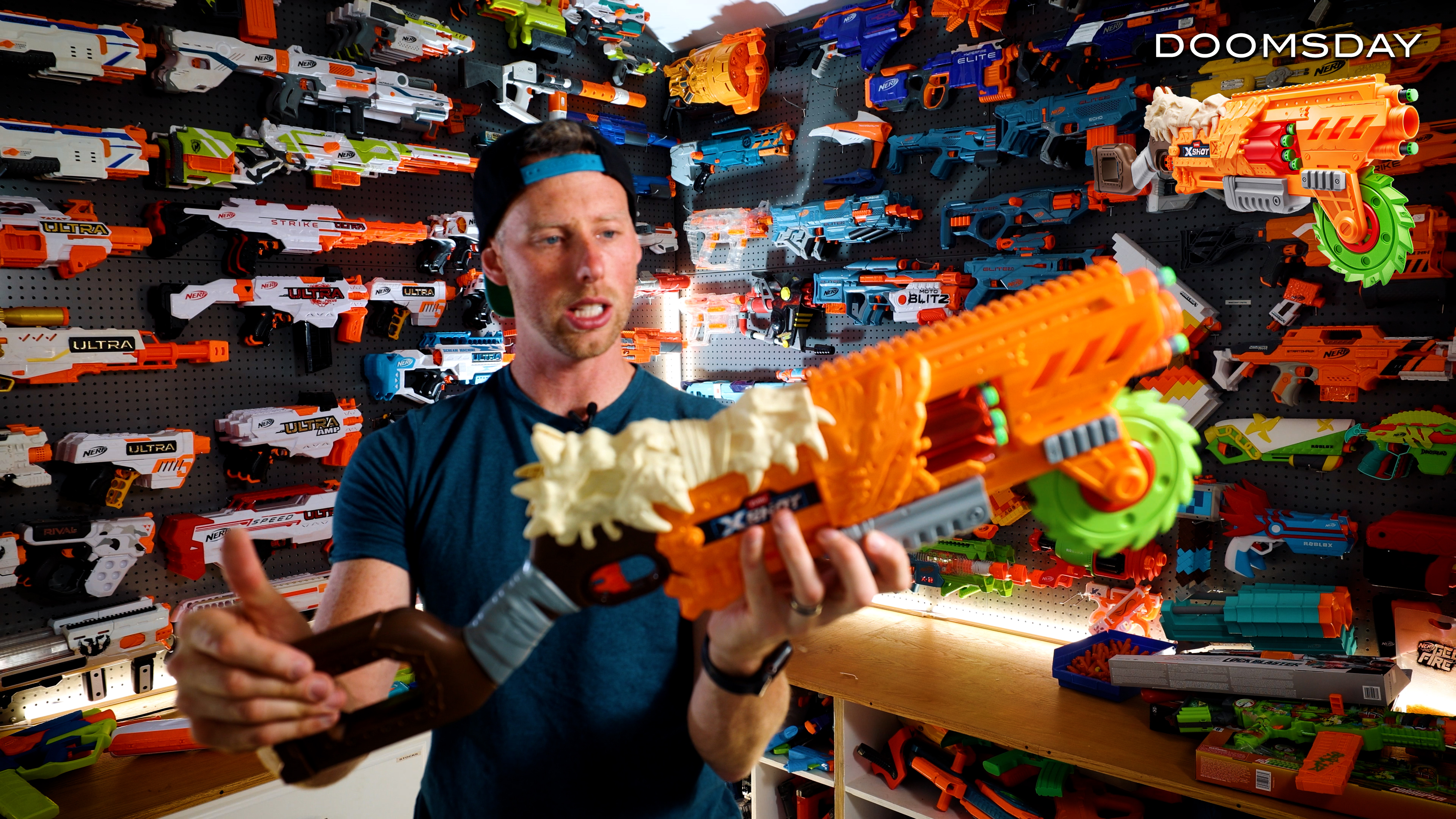 Watch The XSHOT INSANITY HORRORFIRE DOOMSDAY! Zombie Nerf Shotgun