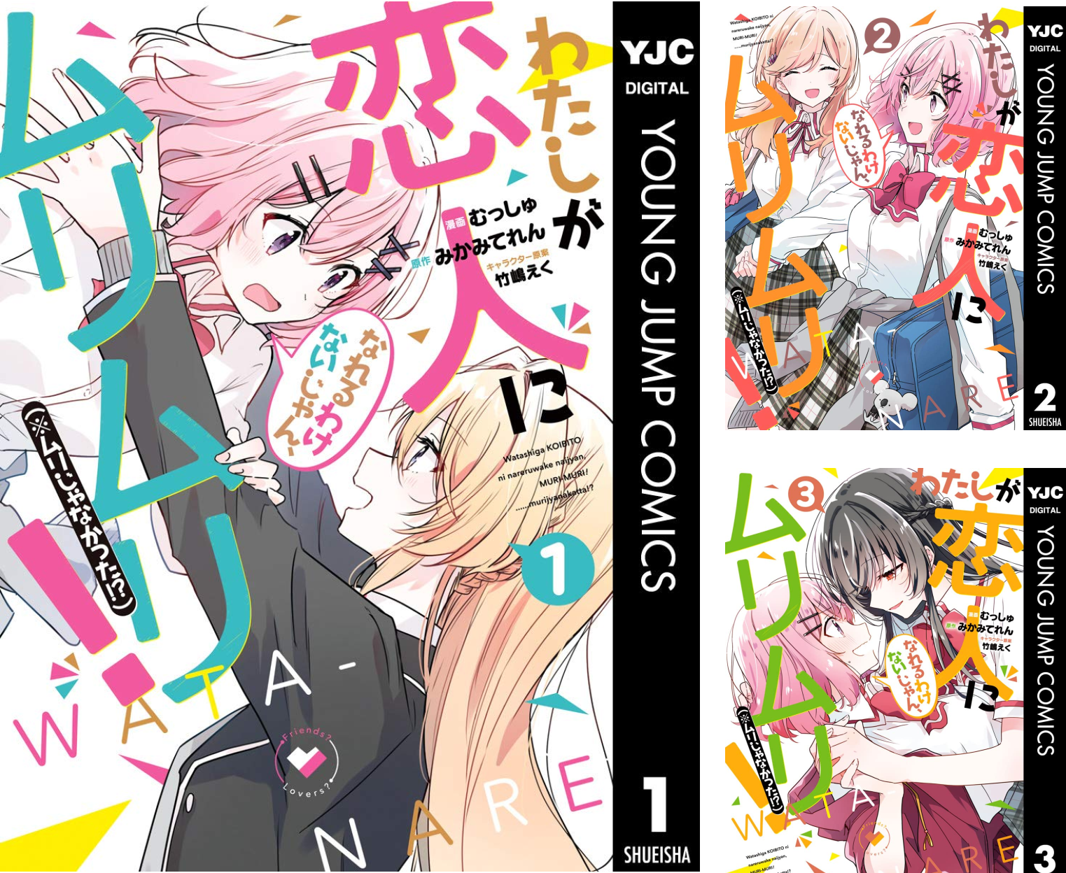 わたしが恋人になれるわけないじゃん、ムリムリ! 1〜8＋短編など３冊　A-128 わたしが恋人になれるわけないじゃん、ムリムリ!(※ムリじゃなかった