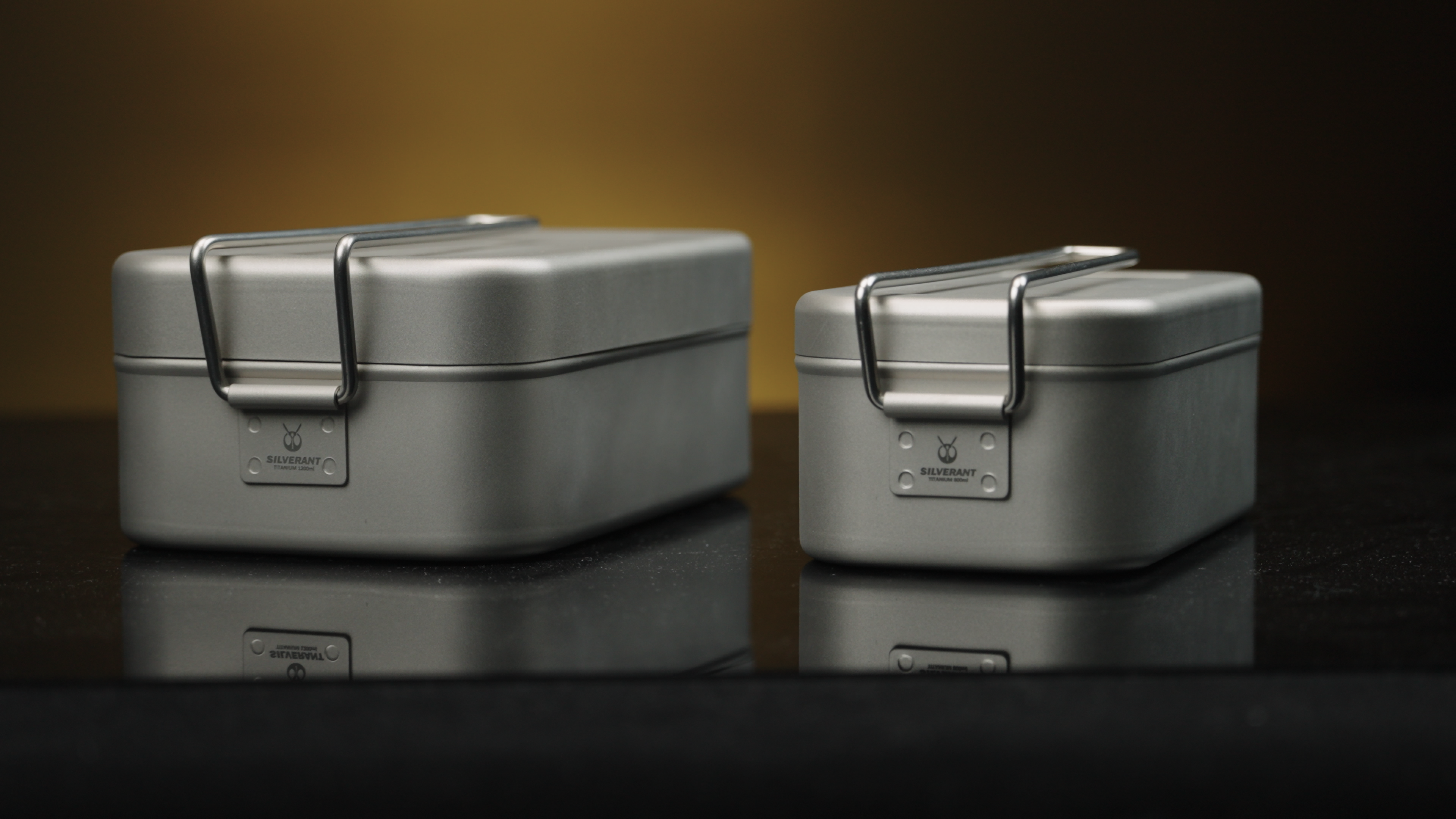 Amazon.com: SILVERANT Titanium Bento Camping Lunch Box Mess Kit