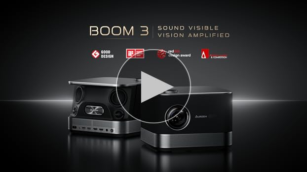 Amazon.com: 3-in-1 Projector 4K Supported, AURZEN BOOM 3
