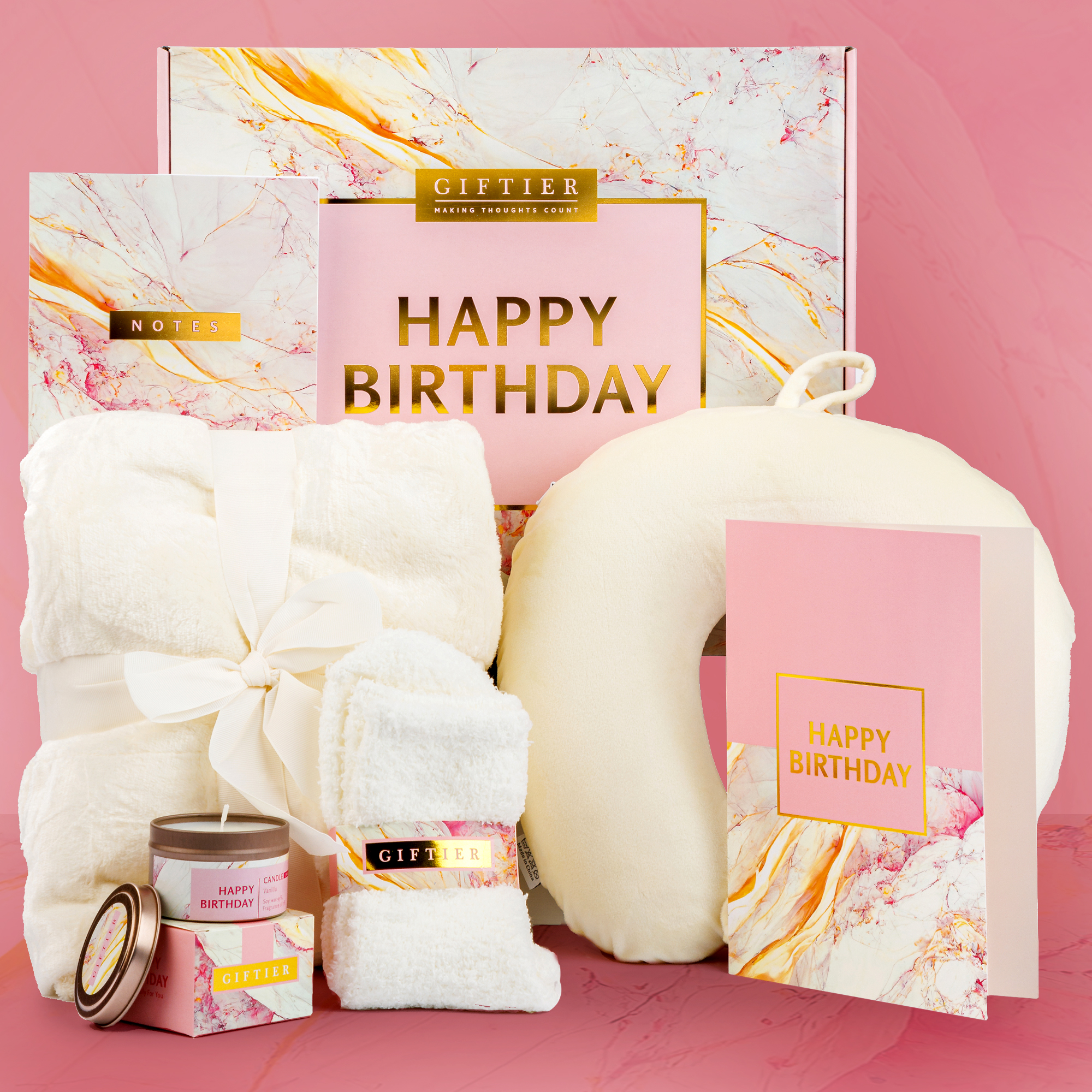 Amazon.com: Birthday Gift Basket for Women - Happy Birthday Gift