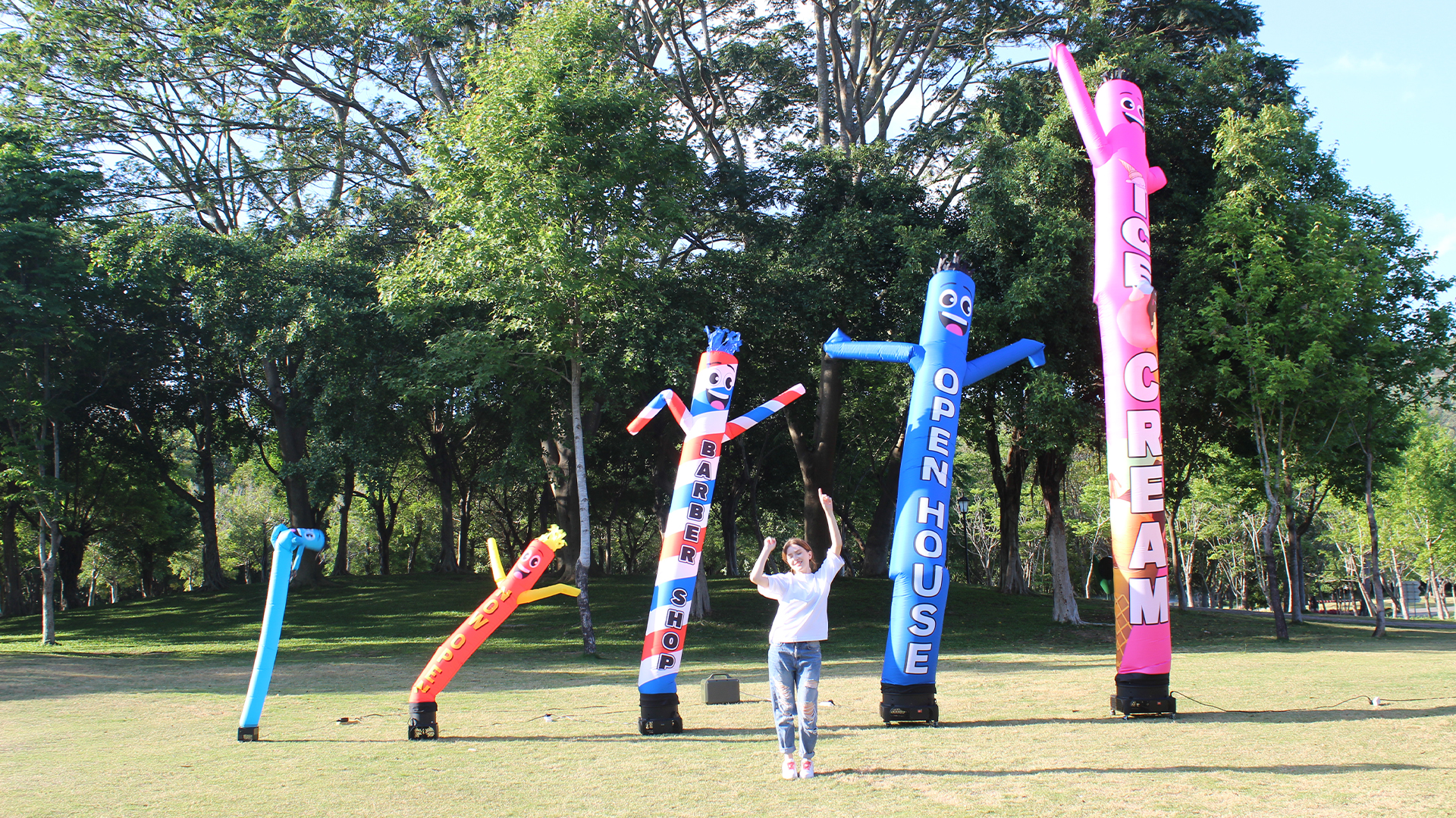 Amazon.com: GOODENY 20FT Tall Inflatable Tube Man Custom Wacky