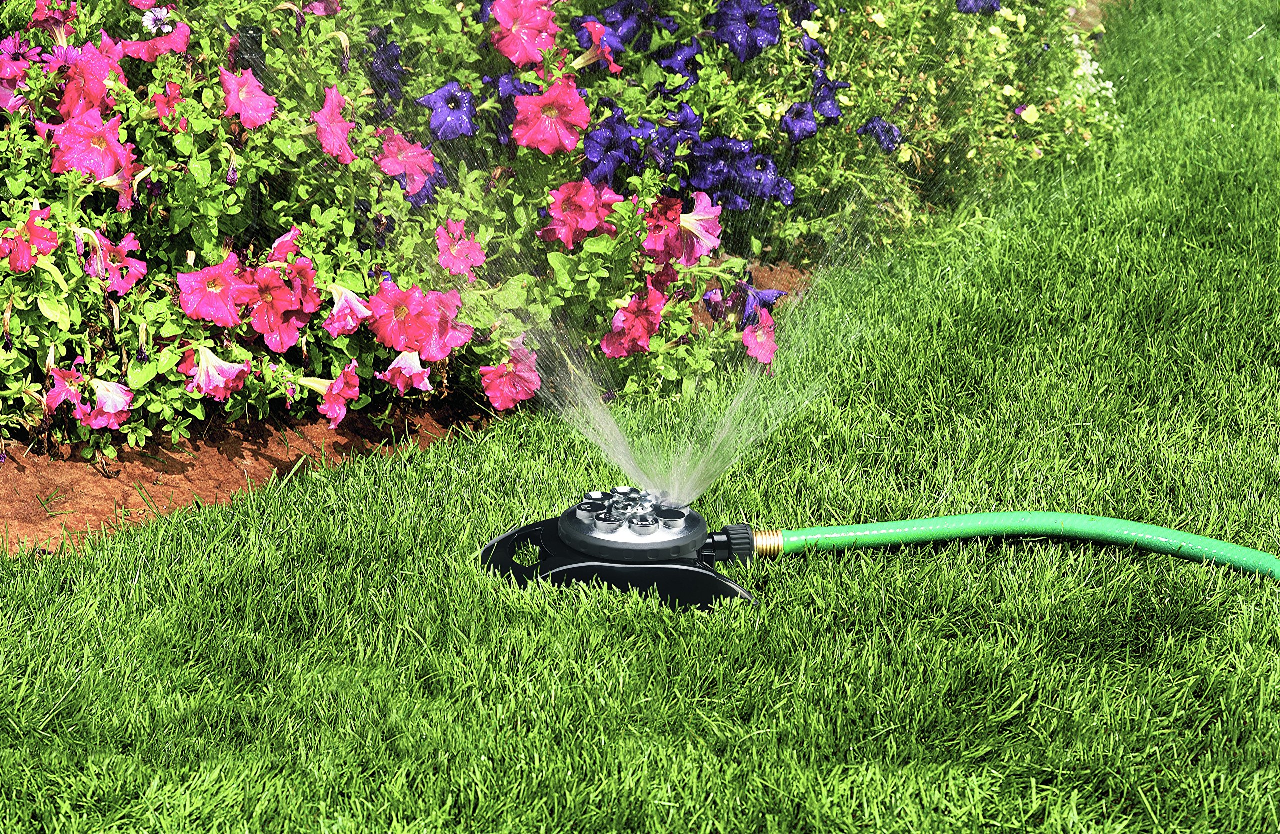 Orbit 96233 Lawn Sprinkler Surface, 24.5 x 17 x 7 cm, Black and Silver, 24.5x17x7 cm - Image 2