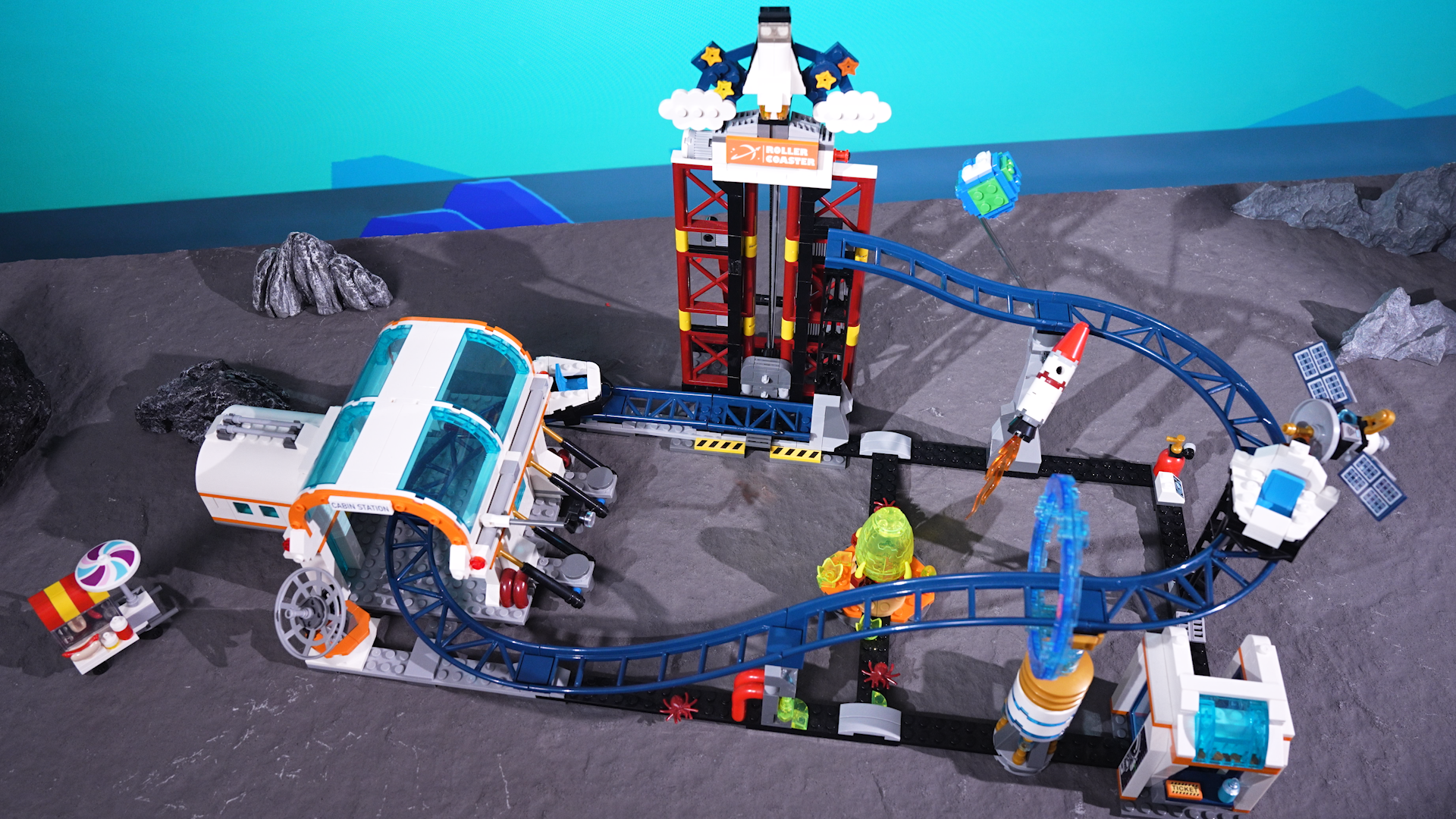 Amazon.com: HOGOKIDS Space Roller Coaster Building Toy 926PCS