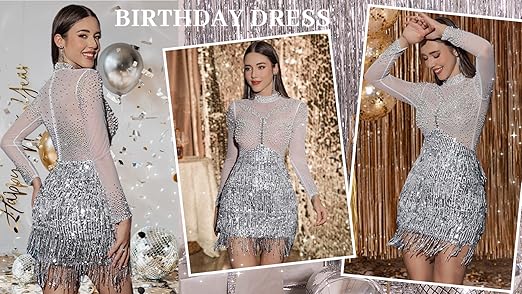 Amazon.com: Women's Sexy Birthday Club Mini Dress with Pearls Rhinestones  Sparkly Bachelorette Date Night Graduation Bodycon Short Prom Party Dress  White : Clothing, Shoes & Jewelry