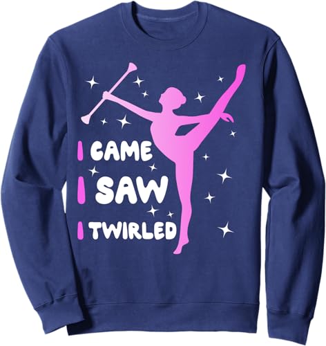 Miniatura 6 de Baton Twirler Baton Twirling Recitals Majorette Dance Sweatshirt