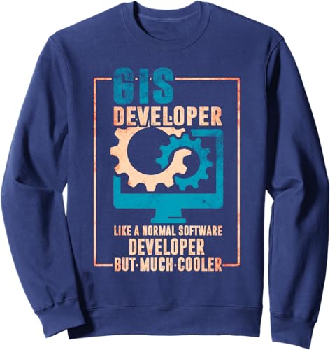 Miniatura 4 de GIS Geographic Information System Geoinformatics Geography Sweatshirt