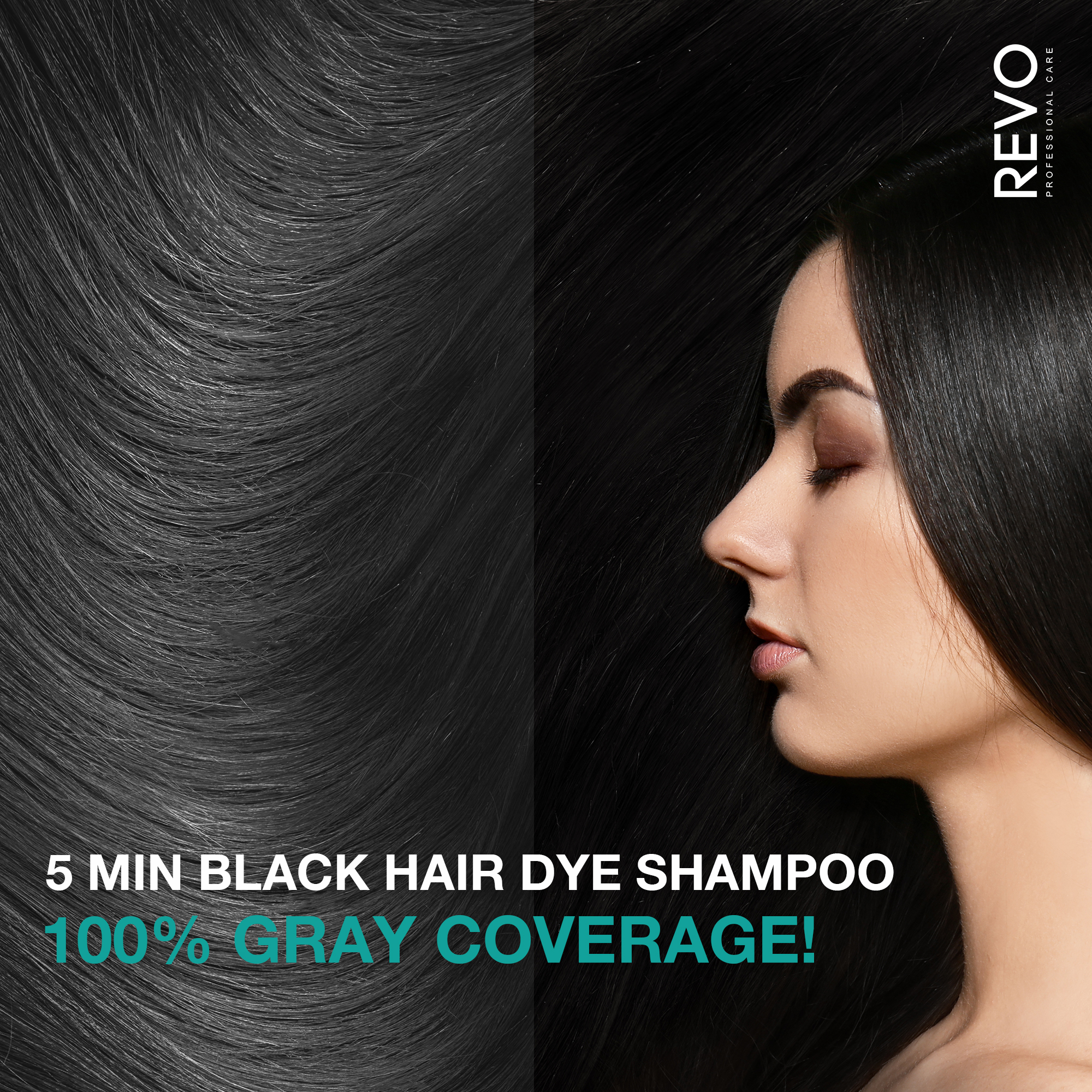 Amazon.com : REVO Professional Care Hair Dye Shampoo 3-in-1 for