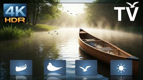 Canoe River Drift & Bird Songs – Nature Calm | 4K TV Ambient Saver – vue 6