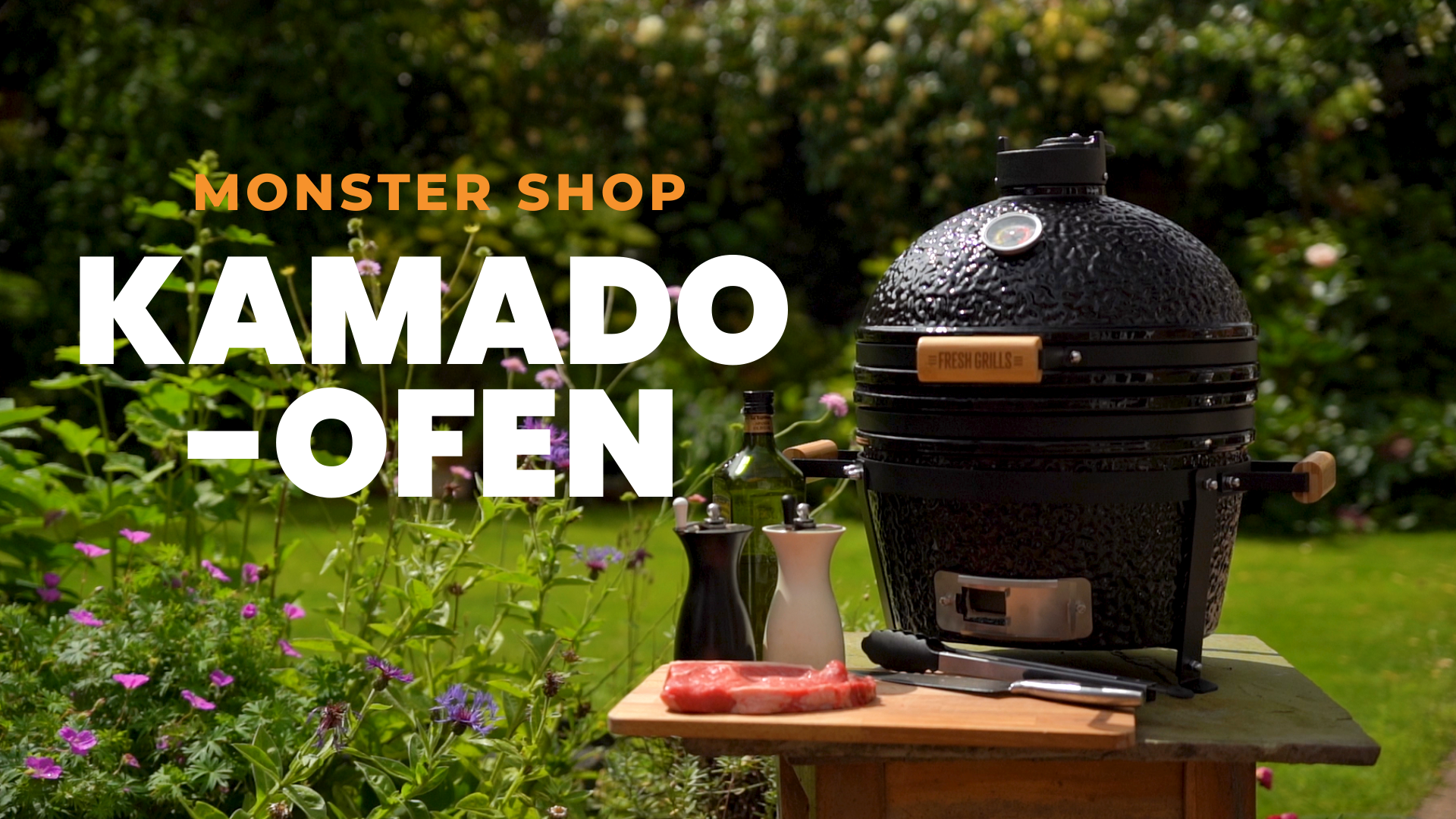 Lahmacun Makinesi SMOKER BBQ GRILL Kamado Keramikgr Produktbild-Vorschau 9