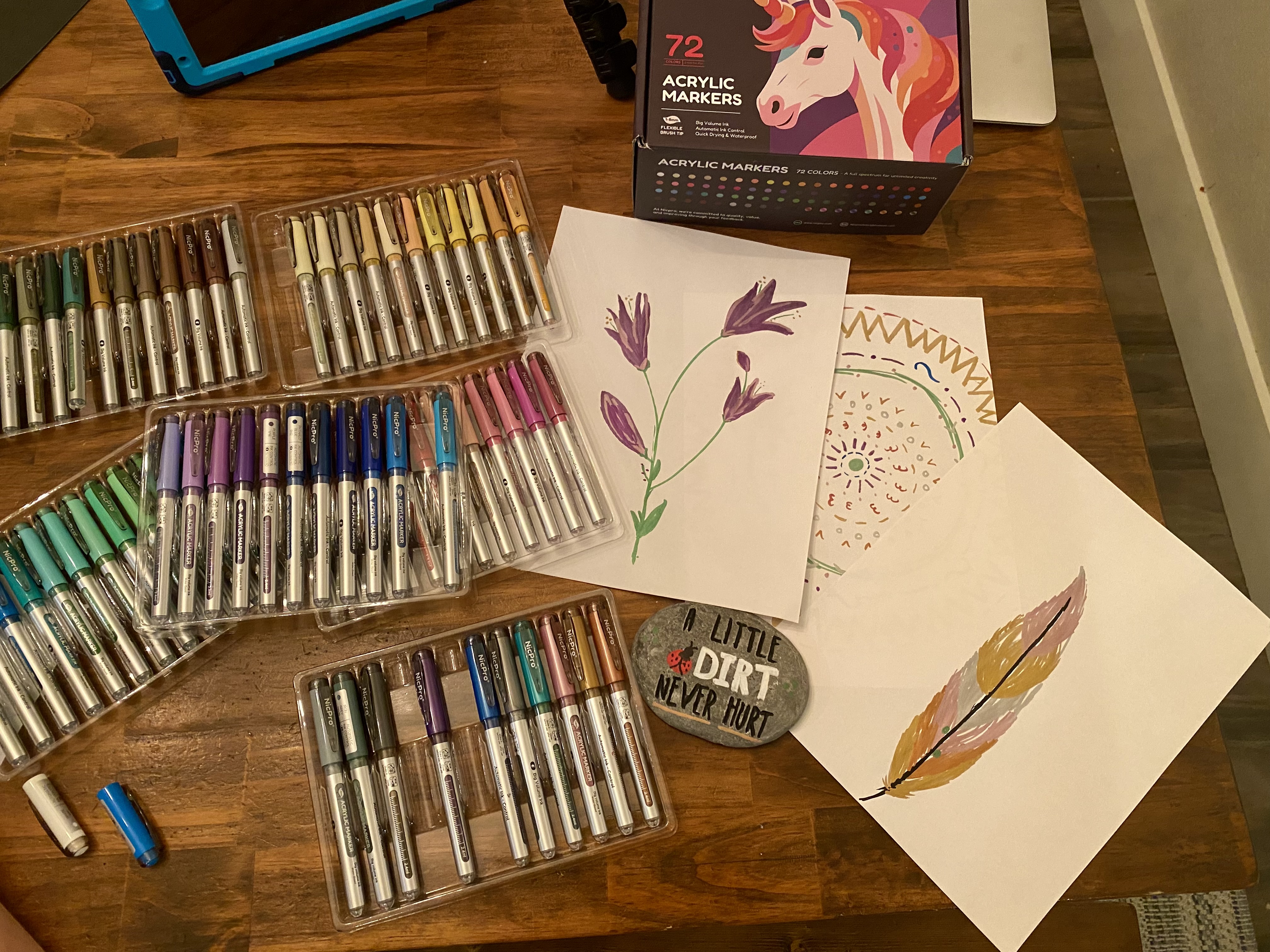 Watch Honest review on the Nicpro acrylic markers on Amazon Live