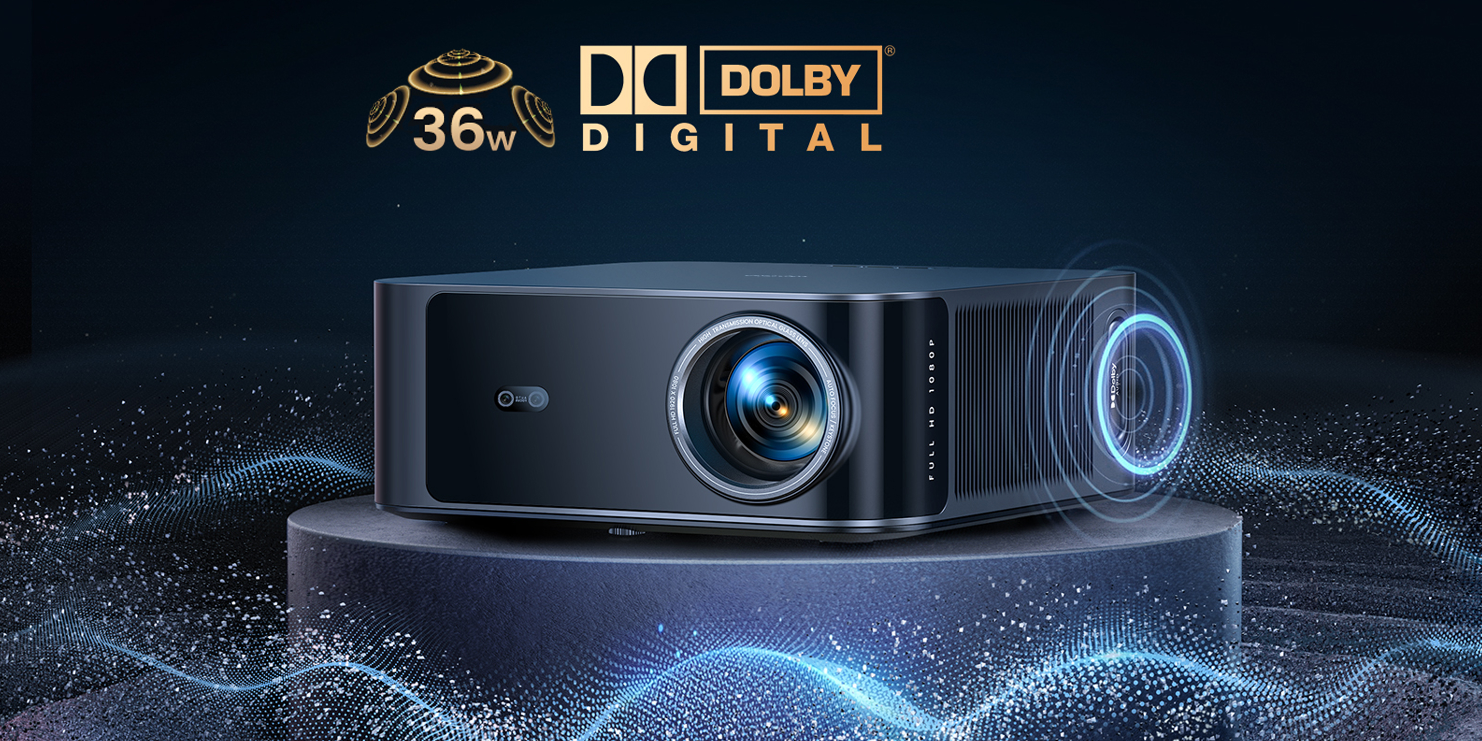 TOPTRO X9 4K Smart Home Projector, 1500 ANSI High Brightness