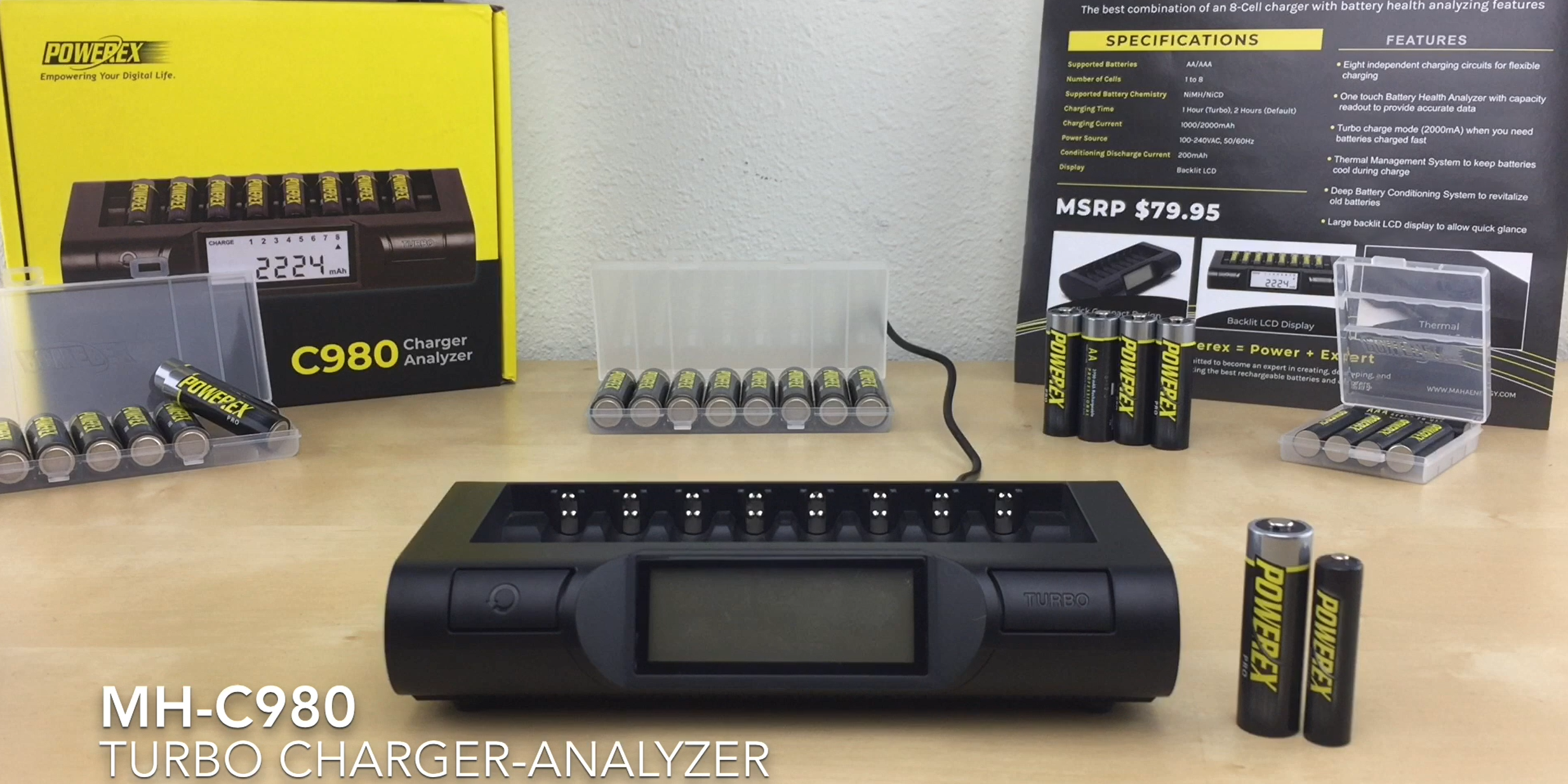 Watch Powerex MH-C980 Turbo Charger-Analyzer - How To Use on