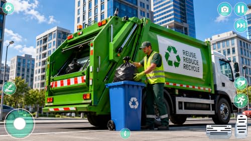 Simulateur de camion-poubelle américain : conduite en monde ouvert, jeux de conduite de camions-poubelles en 2026 – vue 2