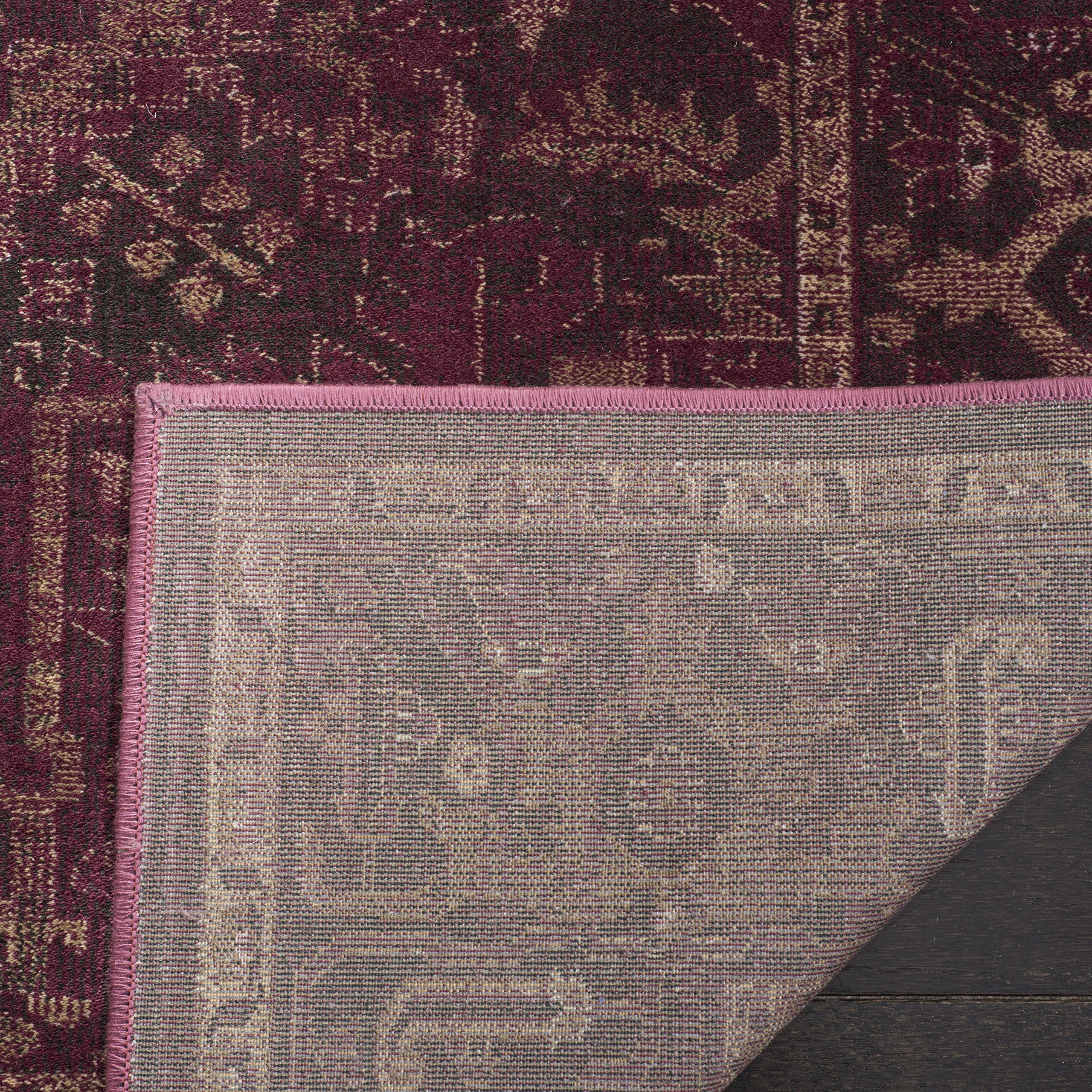 SAFAVIEH Tapis Traditionnel pour Salon, Salle à Manger, Chambre à Coucher - Vintage Collection, Tapis à Poil Court, Framboise, 99 X 170 cm