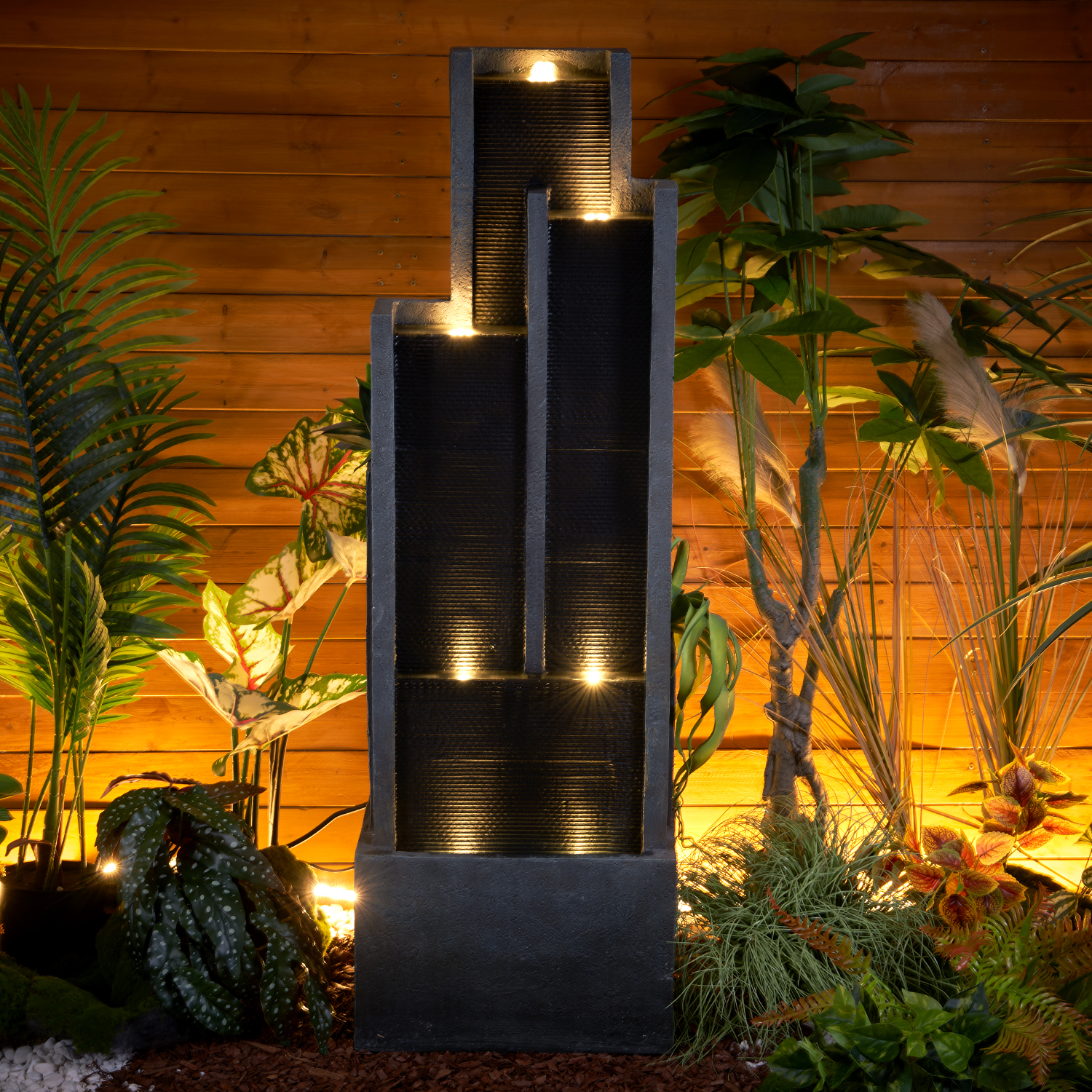 Amazon.com: SunJet 4-Tier Modern Cascading Indoor/Outdoor